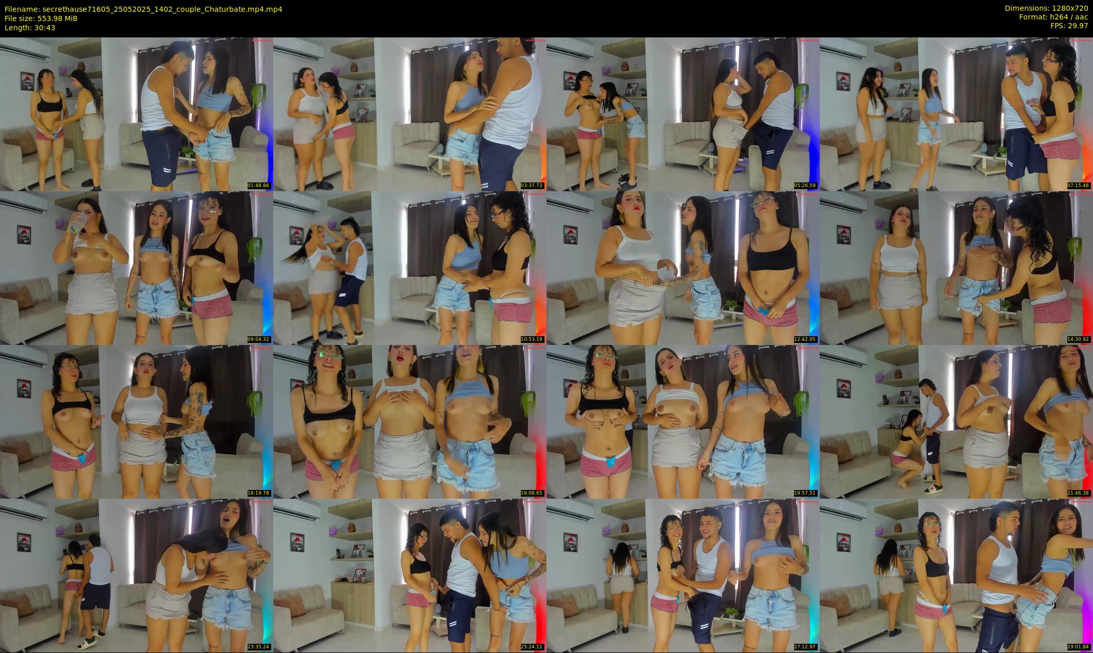 secrethause71605 — 31 minute Chaturbate couple cam show recording, 720p, May 25, 2025