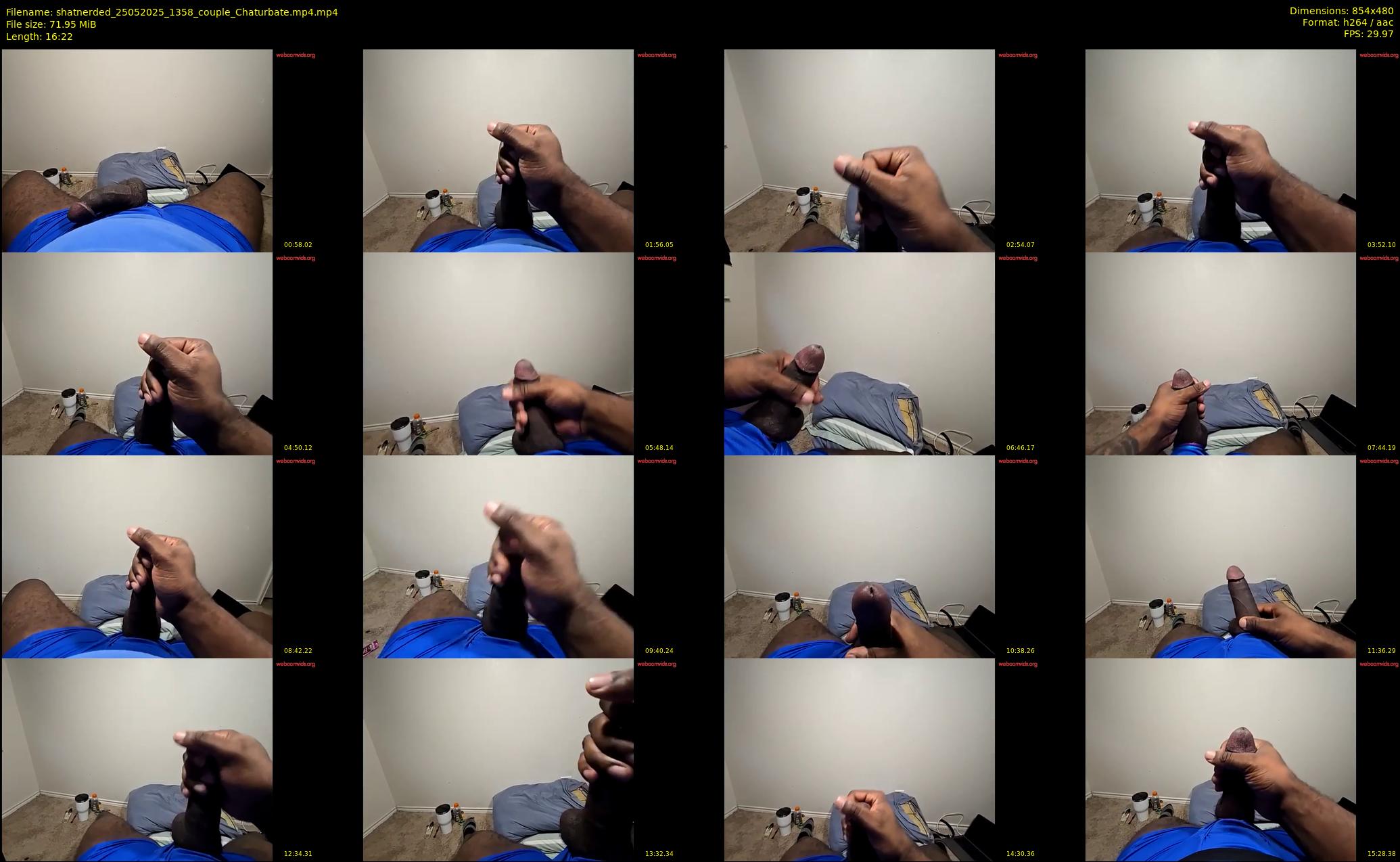 shatnerded — 17 minute Chaturbate couple cam show recording, 480p, May 25, 2025