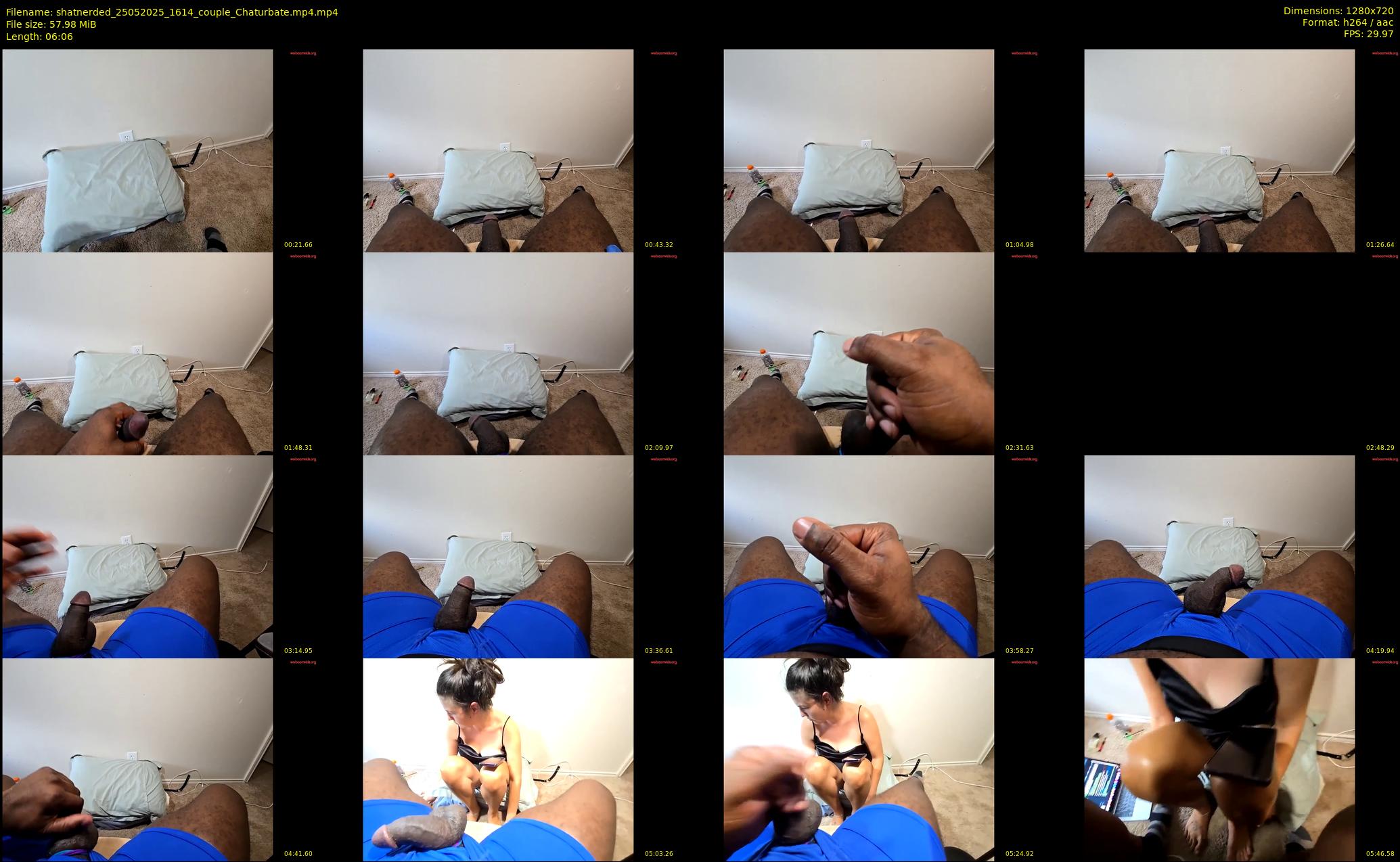 shatnerded — 7 minute Chaturbate couple cam show recording, 720p, May 25, 2025