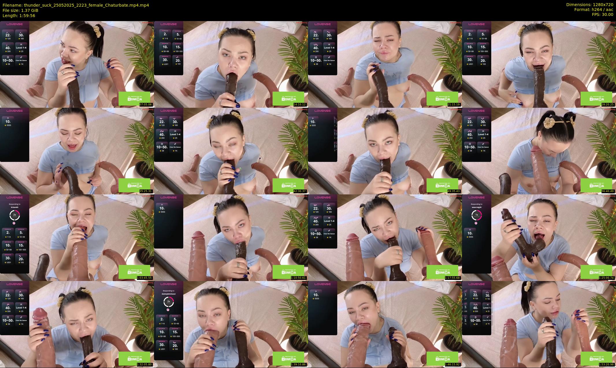 thunder_suck — 120 minute Chaturbate female cam show recording, 720p, May 25, 2025