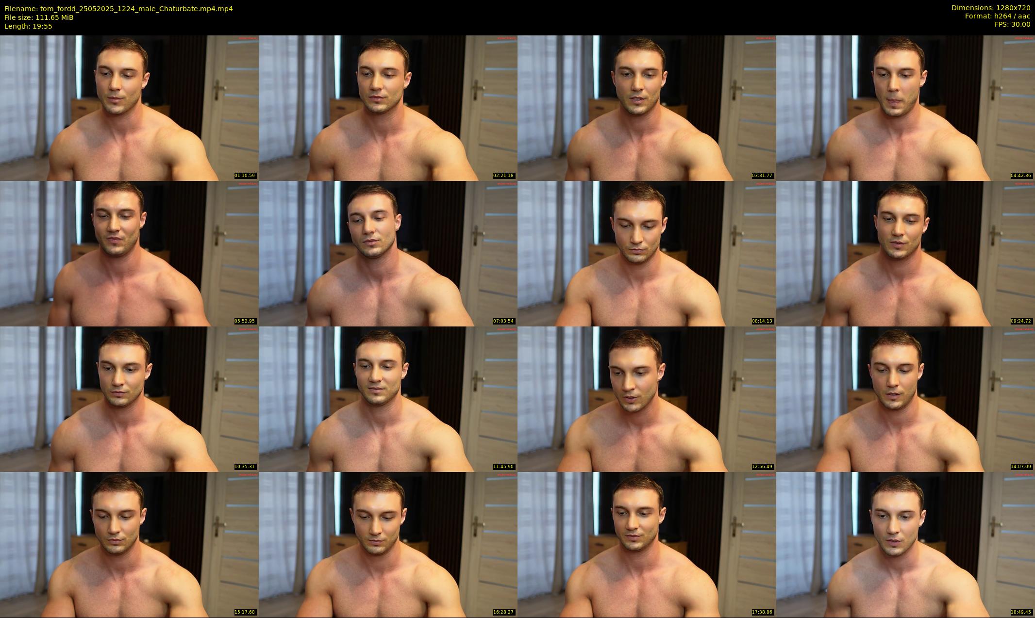 tom_fordd — 20 minute Chaturbate male cam show recording, 720p, May 25, 2025