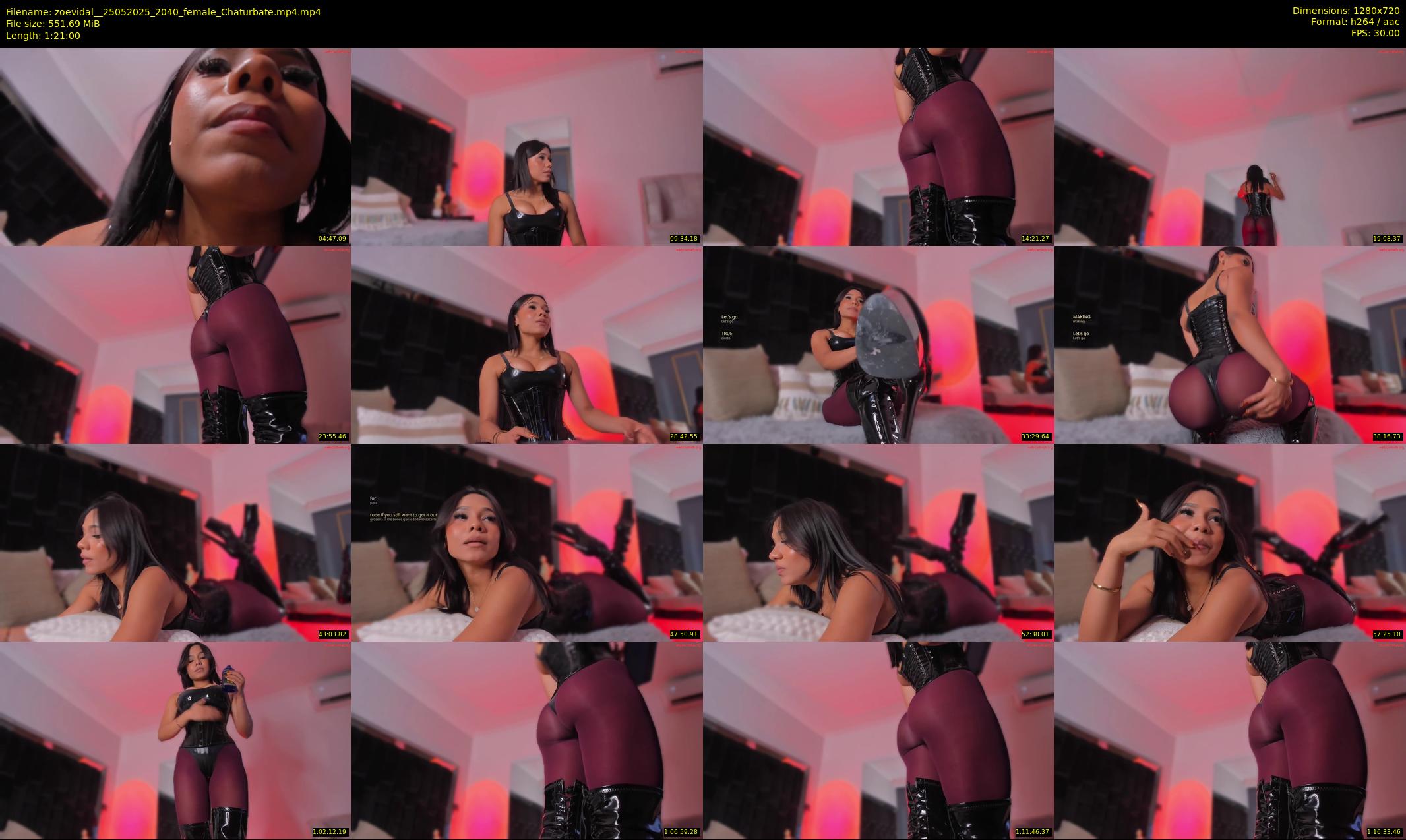 zoevidal_ — 81 minute Chaturbate female cam show recording, 720p, May 25, 2025