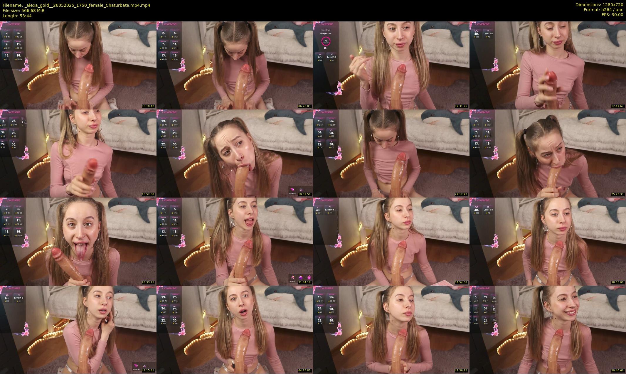 _alexa_gold_ — 54 minute Chaturbate female cam show recording, 720p, May 26, 2025