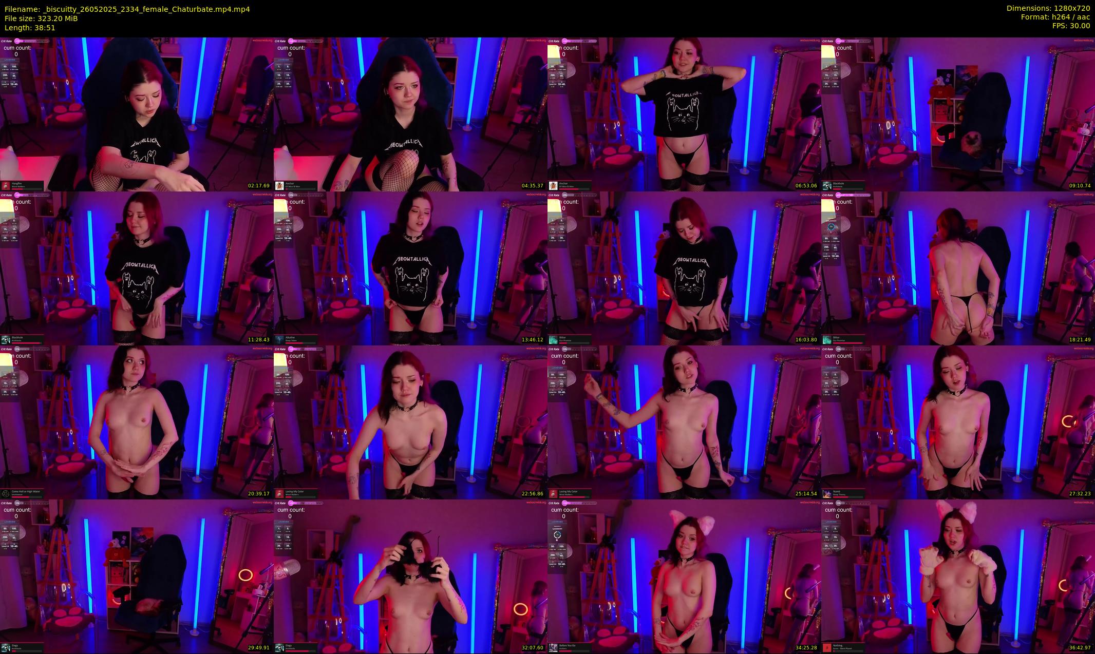 _biscuitty — 39 minute Chaturbate female cam show recording, 720p, May 26, 2025