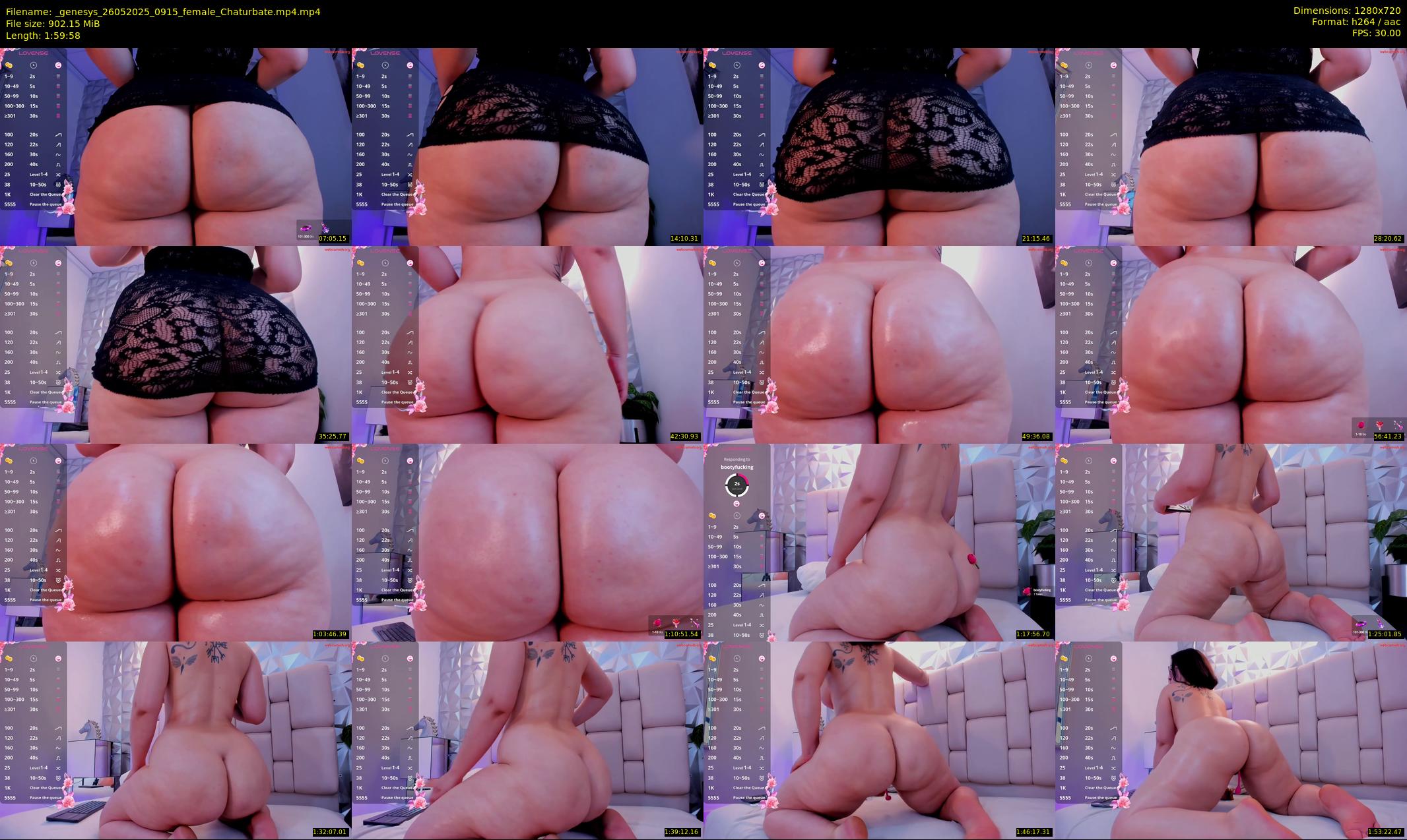 _genesys — 120 minute Chaturbate female cam show recording, 720p, May 26, 2025