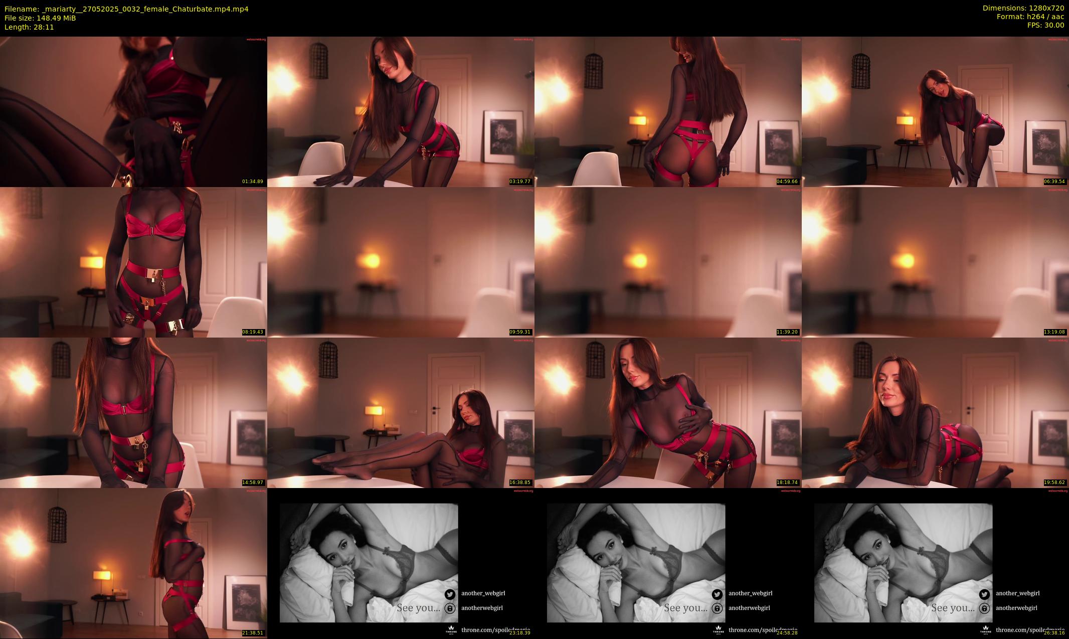 _mariarty_ — 29 minute Chaturbate female cam show recording, 720p, May 27, 2025