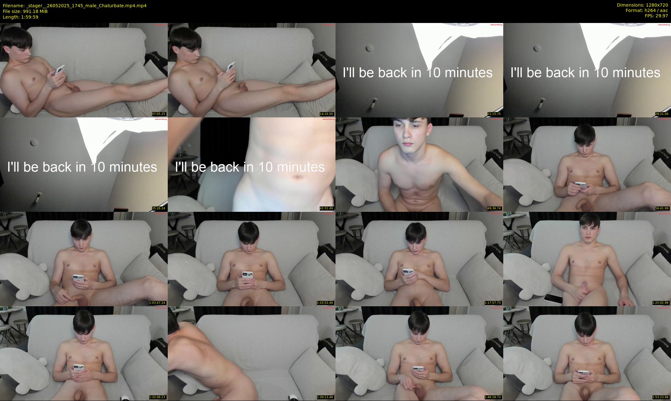 _stager_ — 120 minute Chaturbate male cam show recording, 720p, May 26, 2025