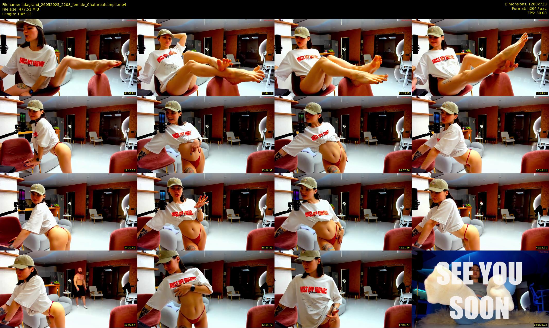 adagrand — 66 minute Chaturbate female cam show recording, 720p, May 26, 2025