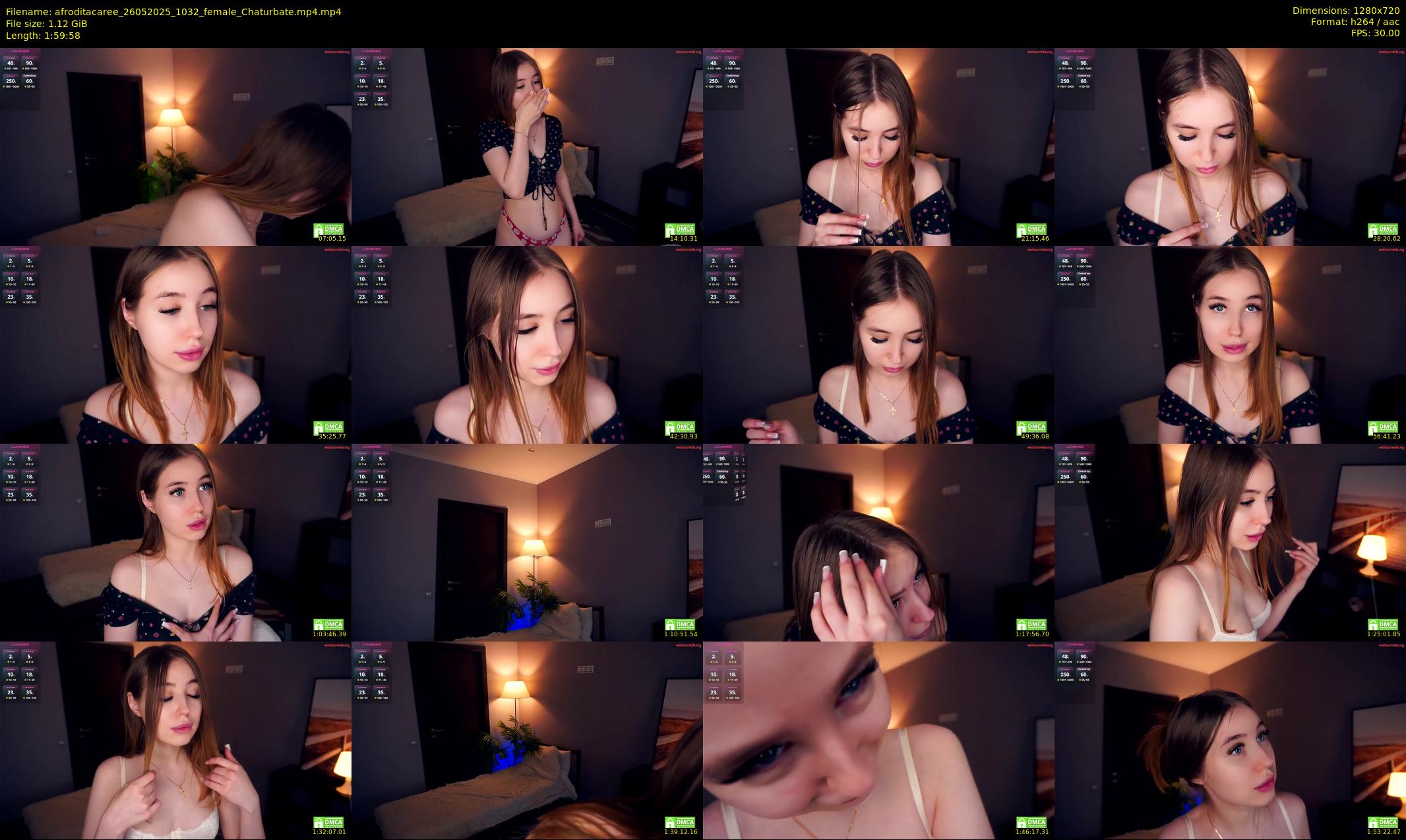 afroditacaree — 120 minute Chaturbate female cam show recording, 720p, May 26, 2025