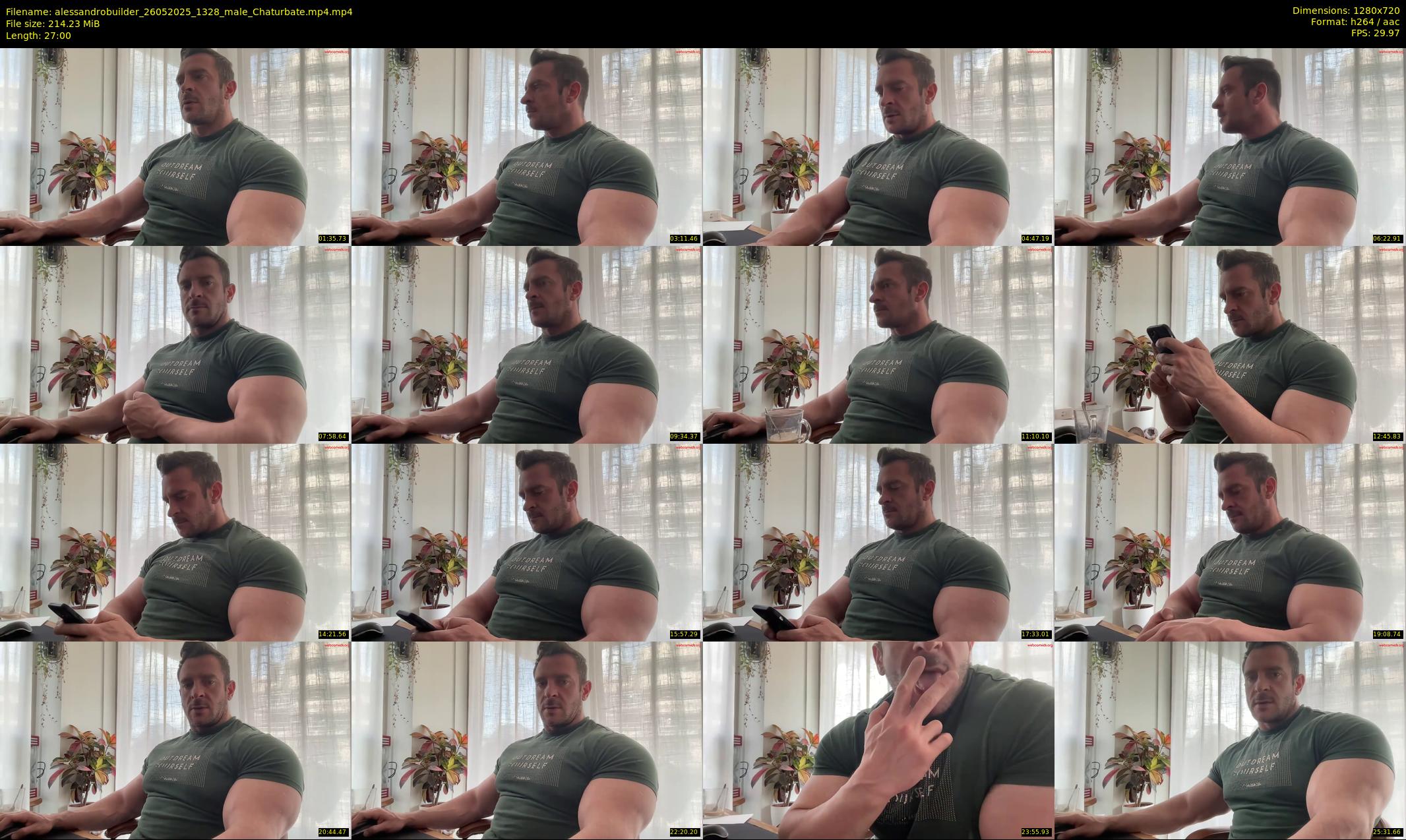 alessandrobuilder — 27 minute Chaturbate couple cam show recording, 720p, May 26, 2025