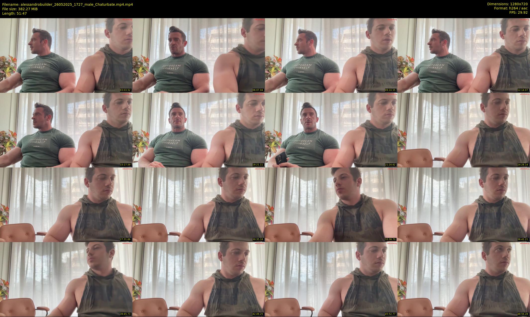 alessandrobuilder — 52 minute Chaturbate couple cam show recording, 720p, May 26, 2025