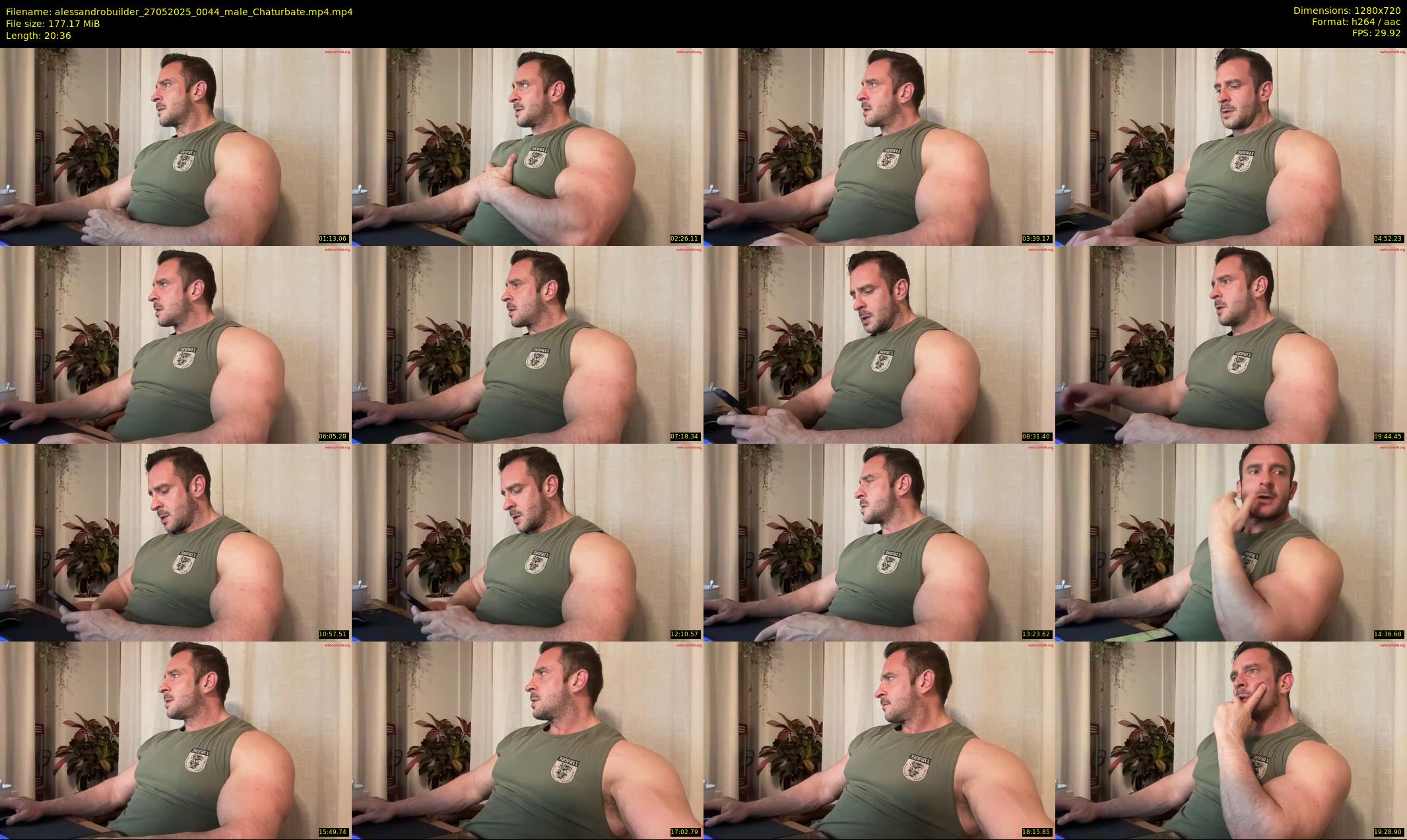 alessandrobuilder — 21 minute Chaturbate couple cam show recording, 720p, May 27, 2025