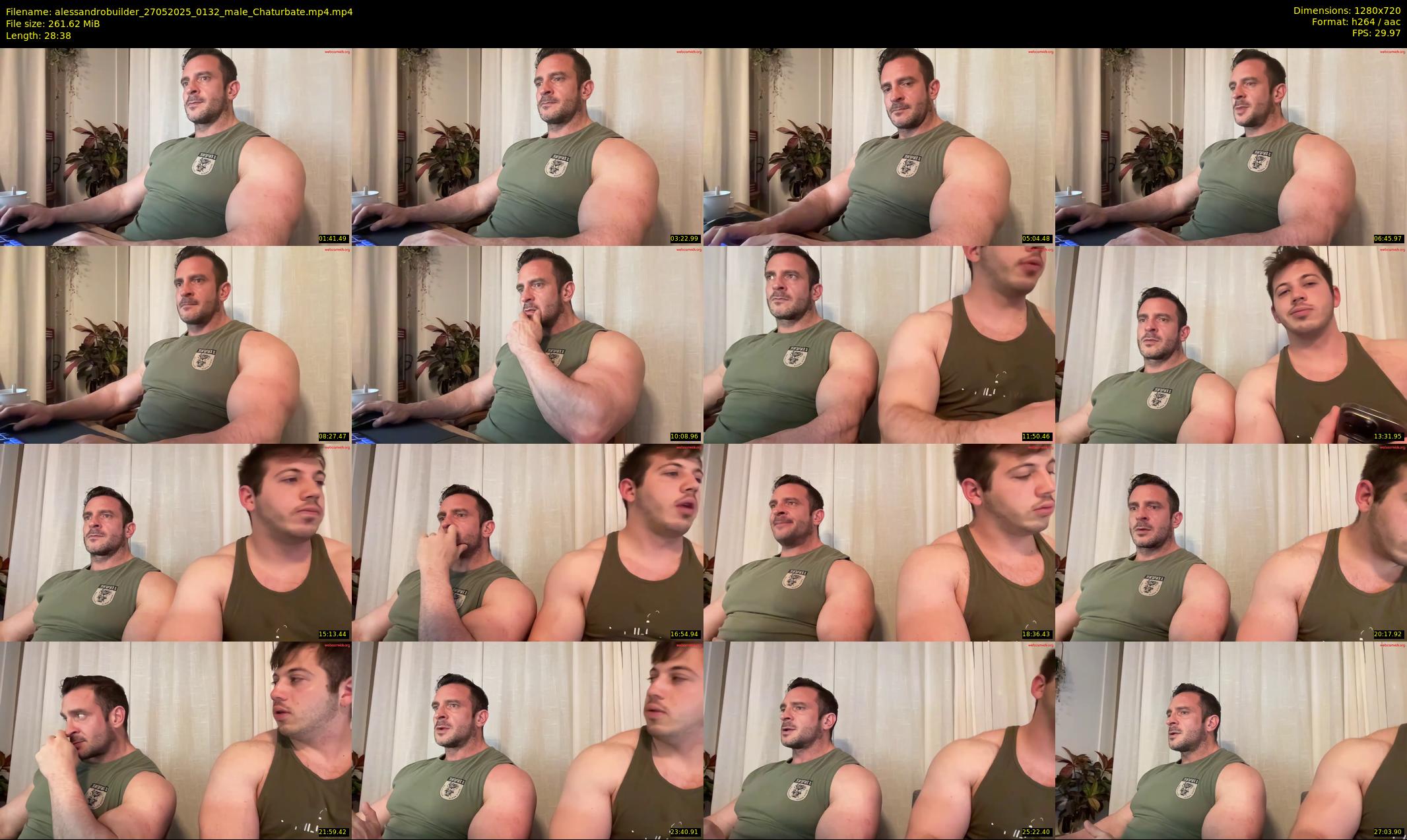 alessandrobuilder — 29 minute Chaturbate couple cam show recording, 720p, May 27, 2025