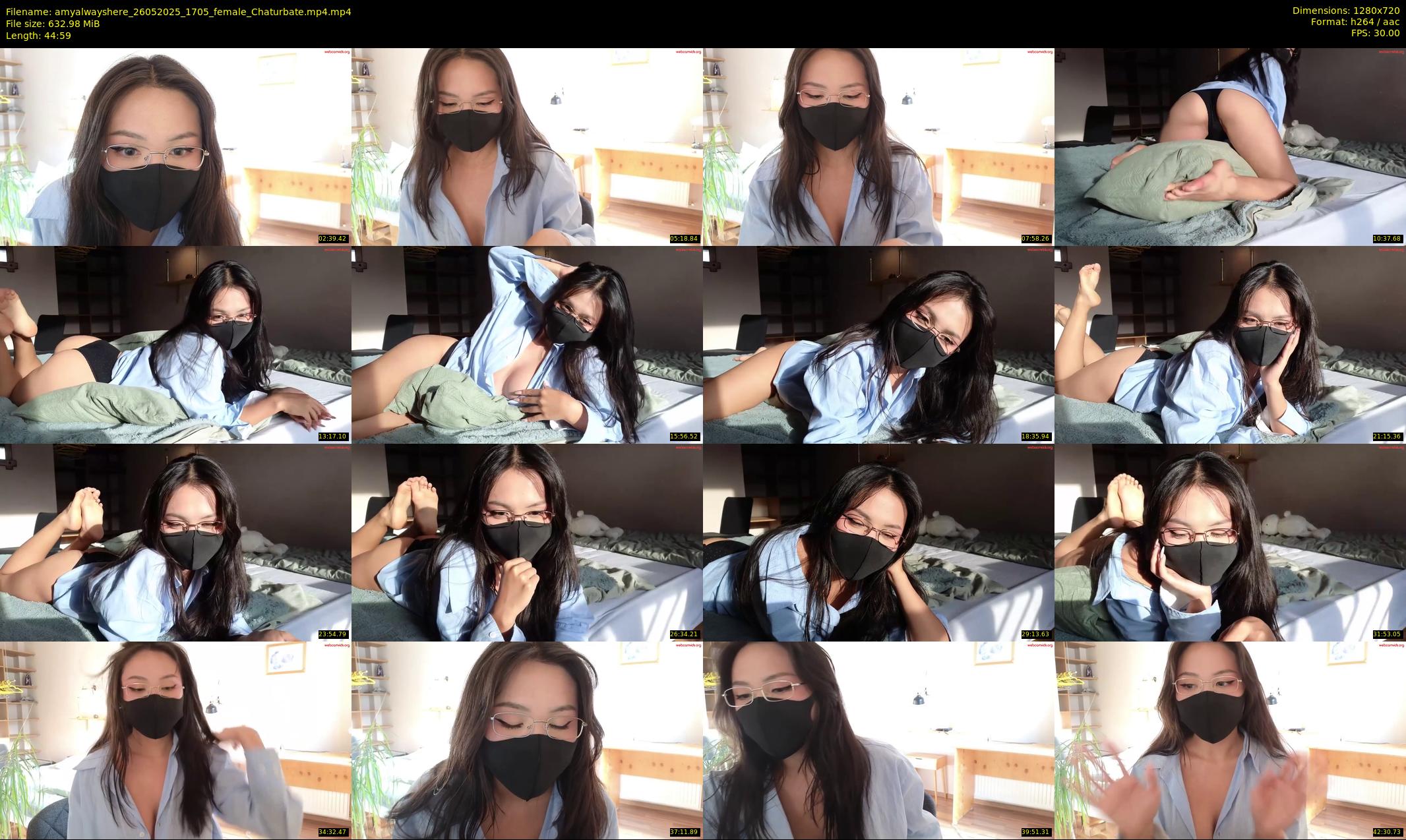amyalwayshere — 45 minute Chaturbate female cam show recording, 720p, May 26, 2025