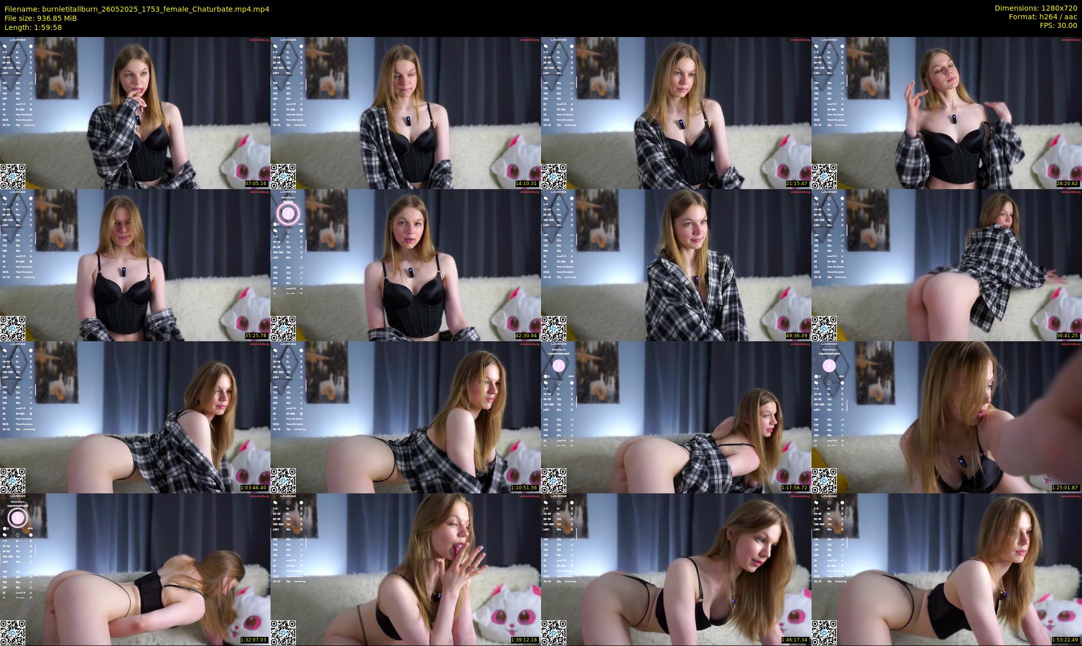 burnletitallburn — 120 minute Chaturbate female cam show recording, 720p, May 26, 2025