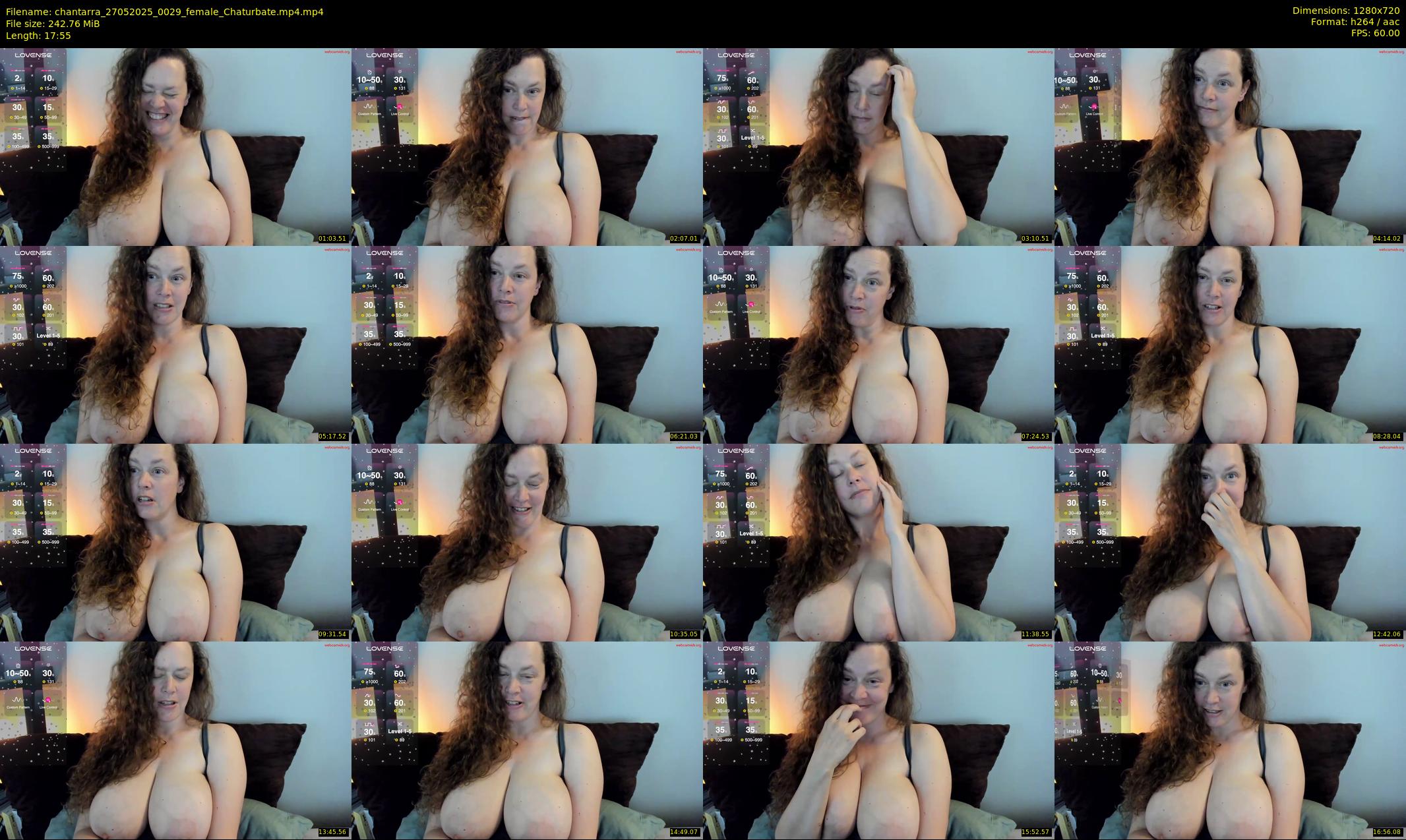 chantarra — 18 minute Chaturbate female cam show recording, 720p, May 27, 2025