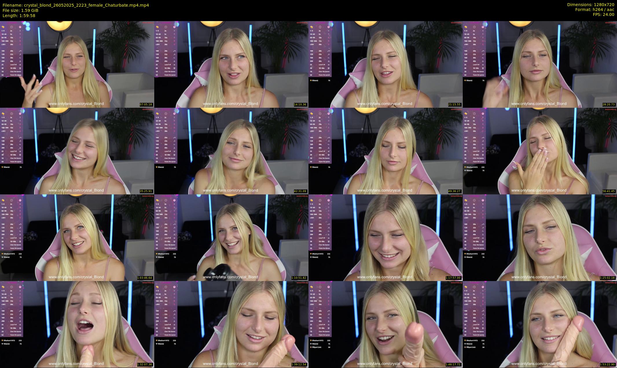 crystal_blond — 120 minute Chaturbate female cam show recording, 720p, May 26, 2025