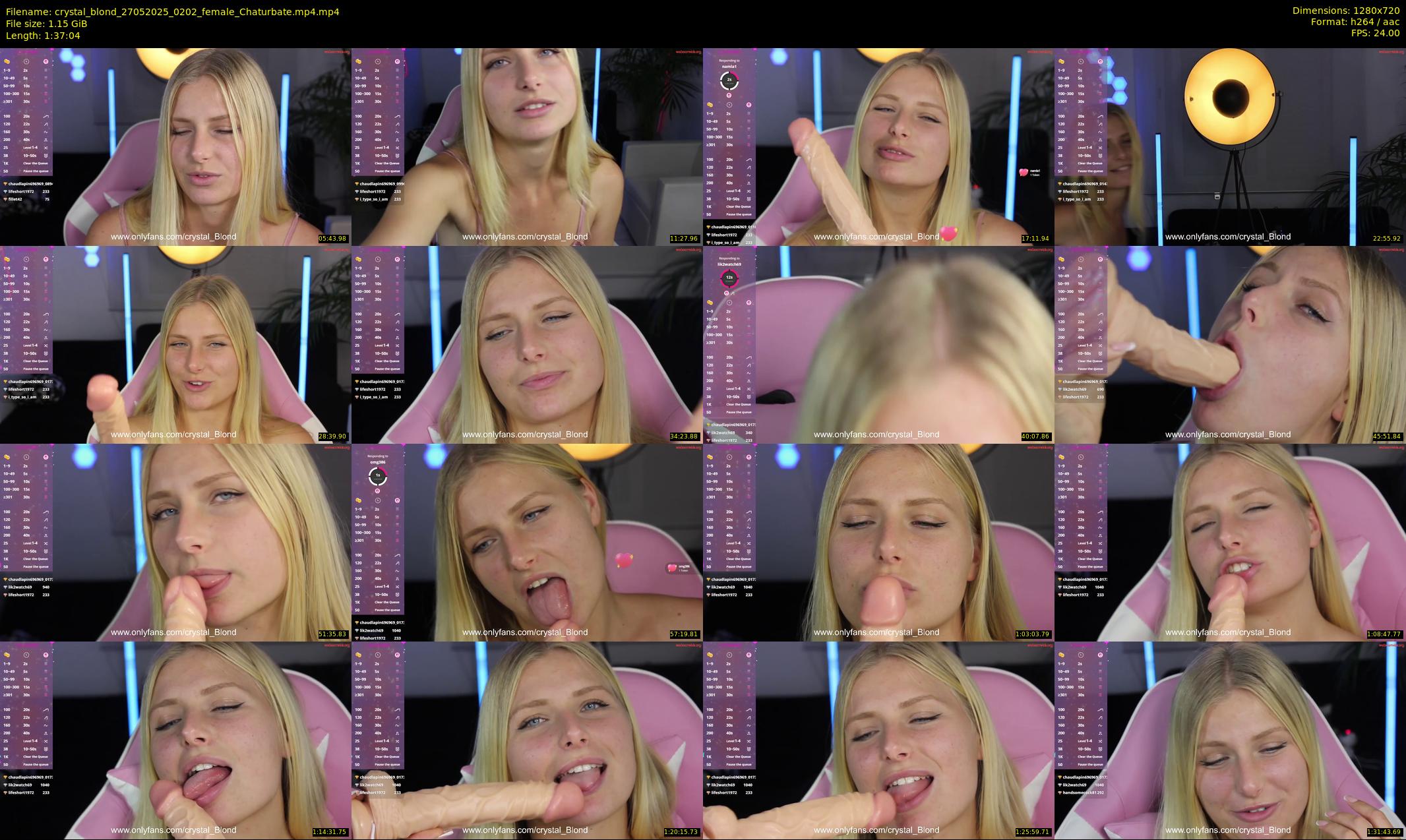crystal_blond — 98 minute Chaturbate female cam show recording, 720p, May 27, 2025