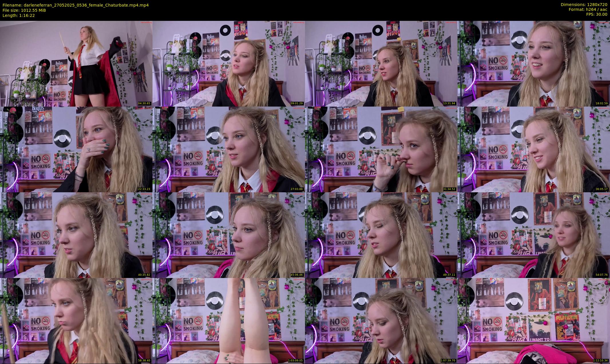 darleneferran — 77 minute Chaturbate female cam show recording, 720p, May 27, 2025