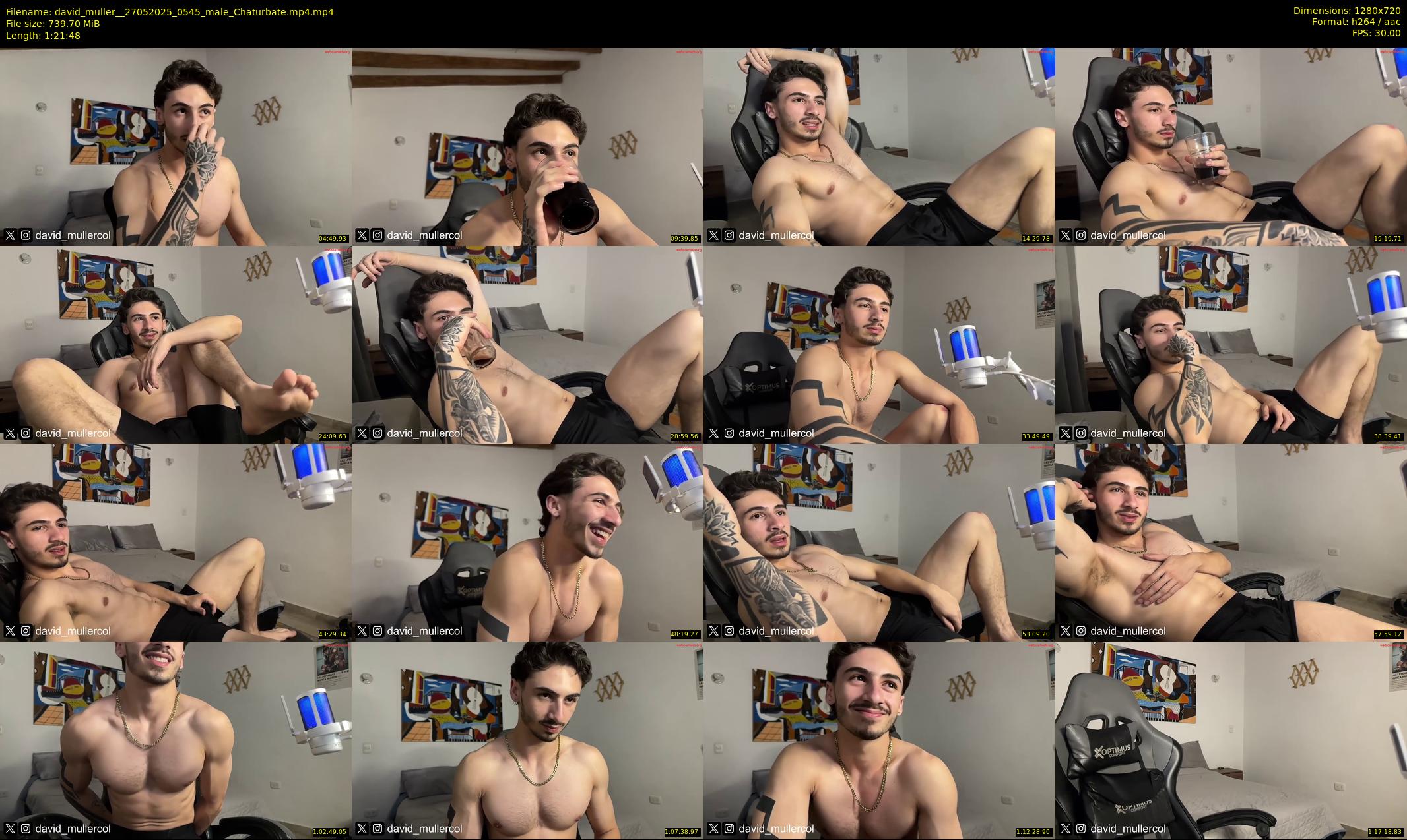 david_muller_ — 82 minute Chaturbate male cam show recording, 720p, May 27, 2025