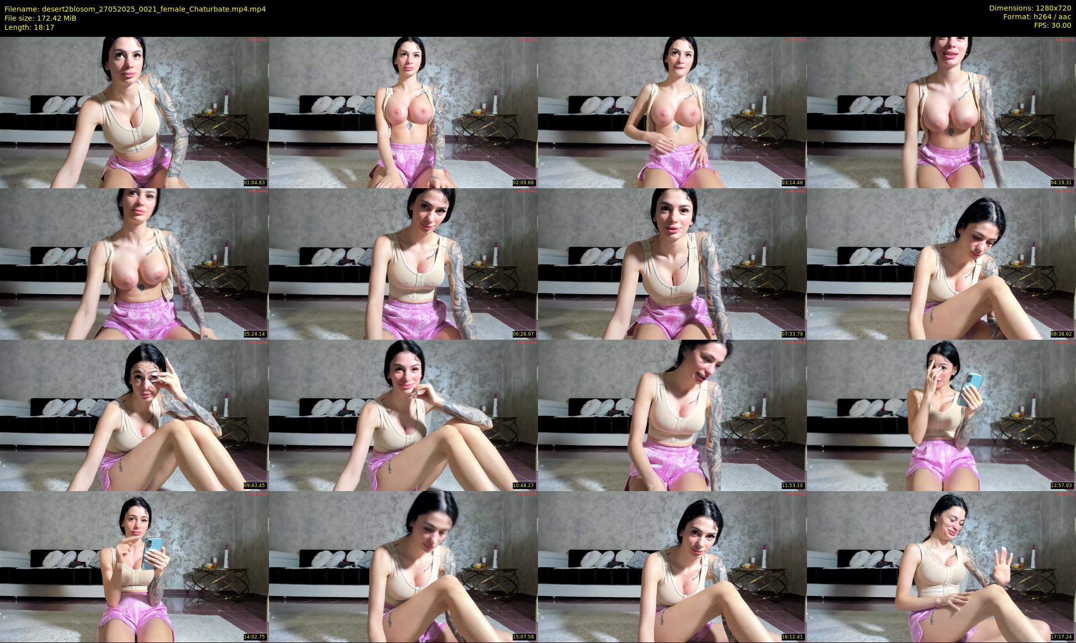 desert2blosom — 19 minute Chaturbate female cam show recording, 720p, May 27, 2025