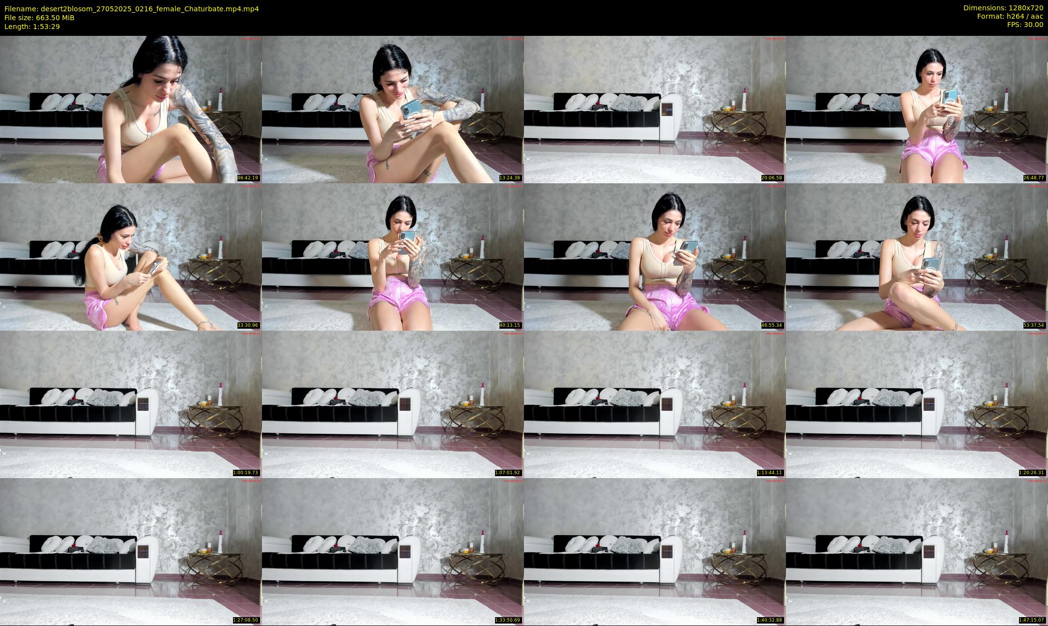 desert2blosom — 114 minute Chaturbate female cam show recording, 720p, May 27, 2025