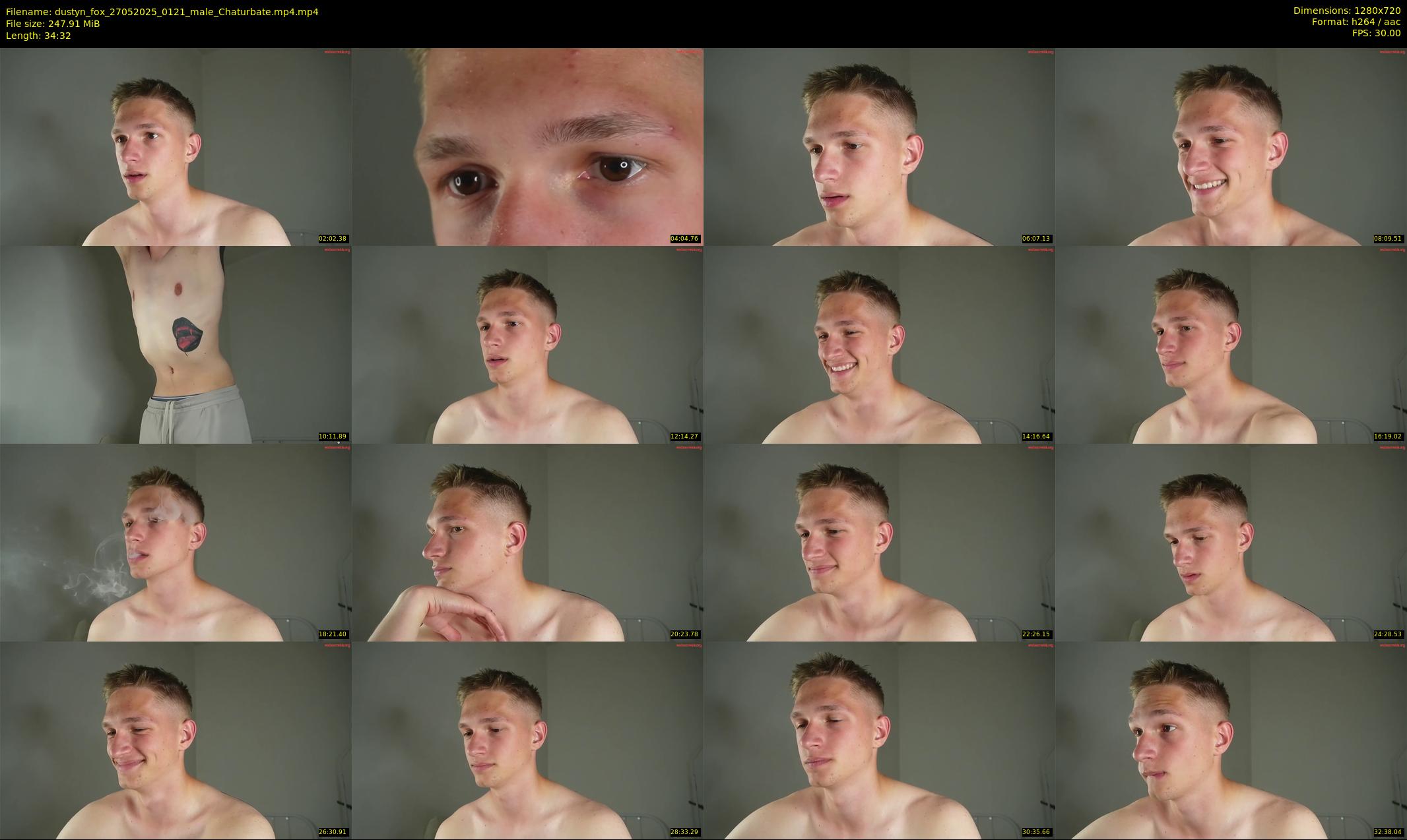 dustyn_fox — 35 minute Chaturbate male cam show recording, 720p, May 27, 2025