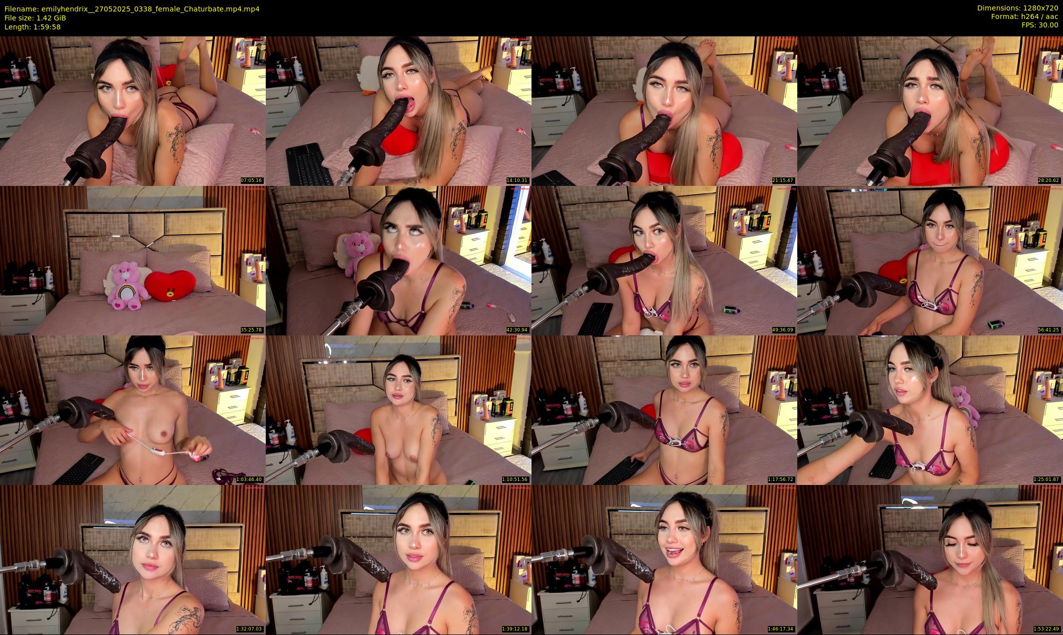 emilyhendrix_ — 120 minute Chaturbate couple cam show recording, 720p, May 27, 2025