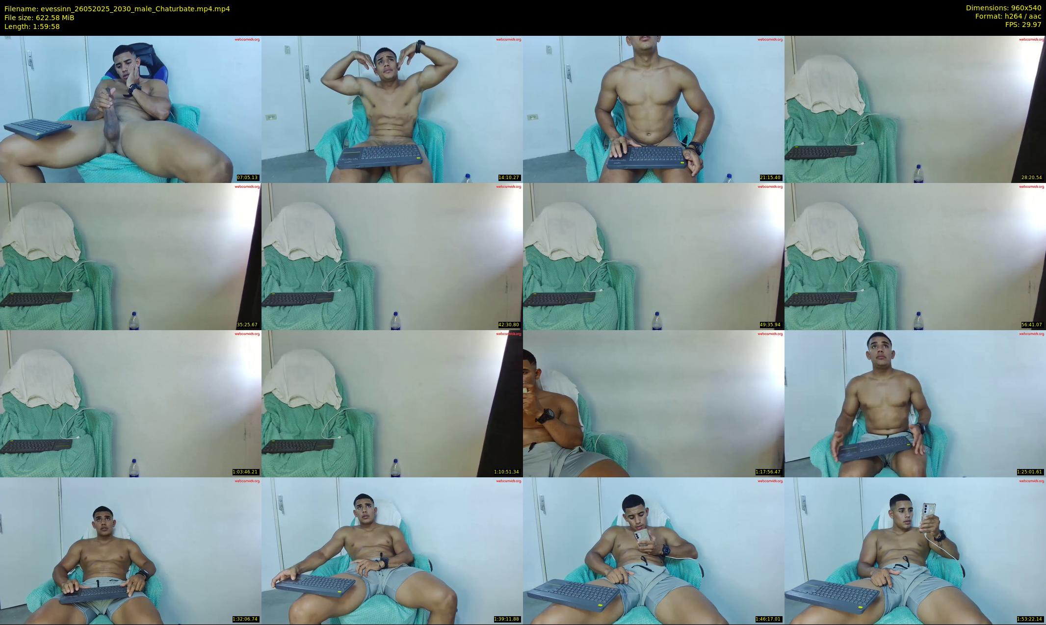 evessinn — 120 minute Chaturbate male cam show recording, 480p, May 26, 2025