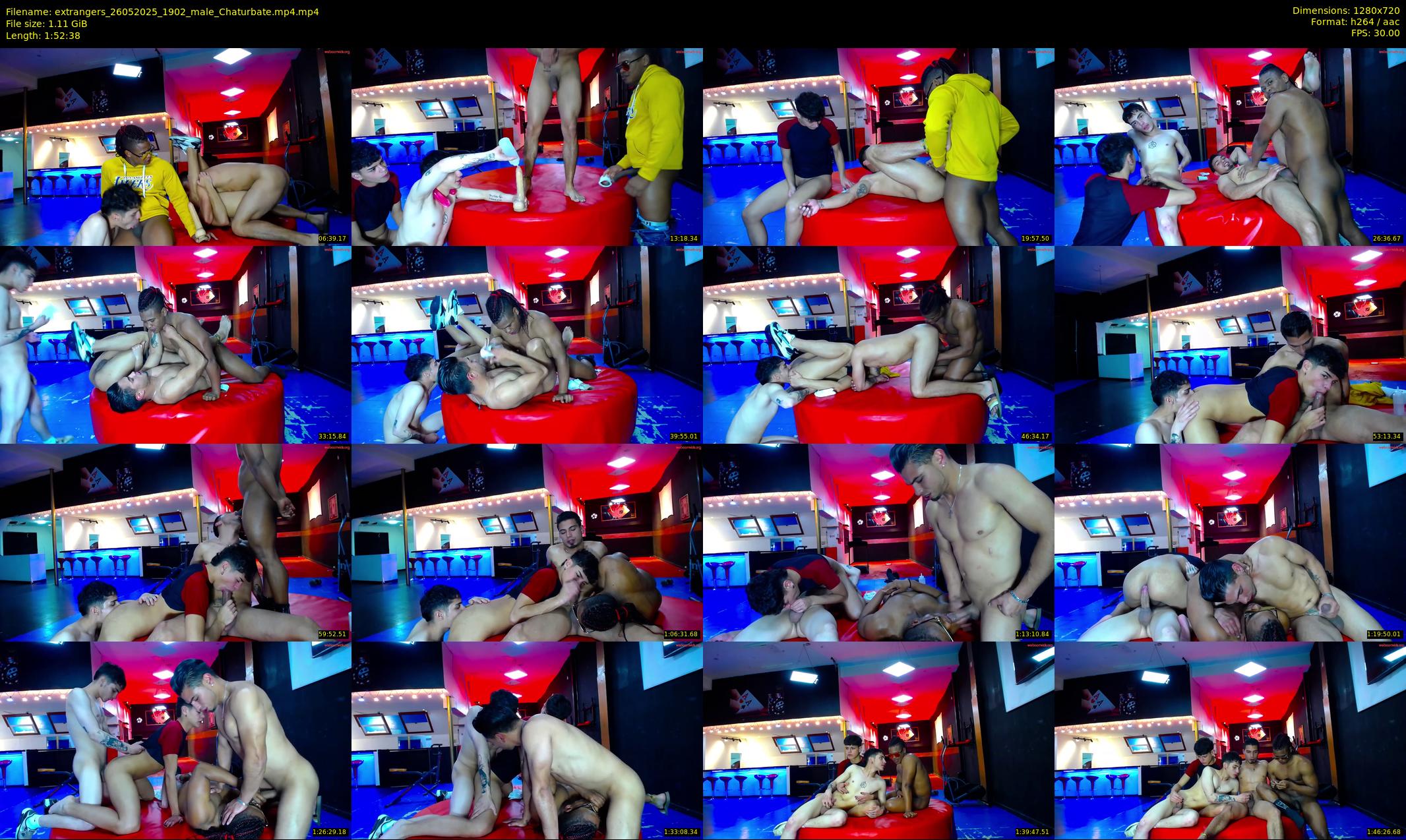 extrangers — 113 minute Chaturbate male cam show recording, 720p, May 26, 2025
