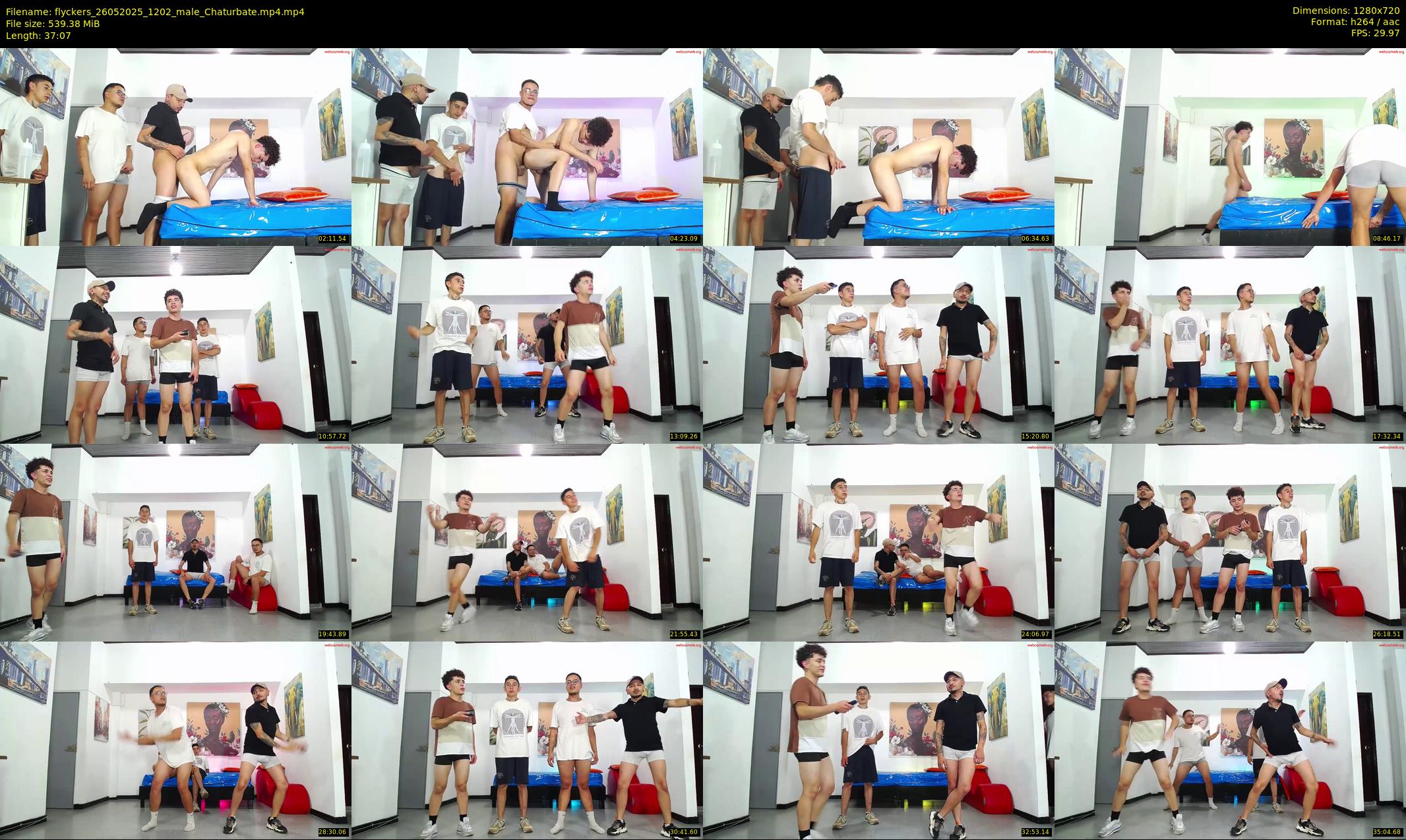 flyckers — 38 minute Chaturbate male cam show recording, 720p, May 26, 2025