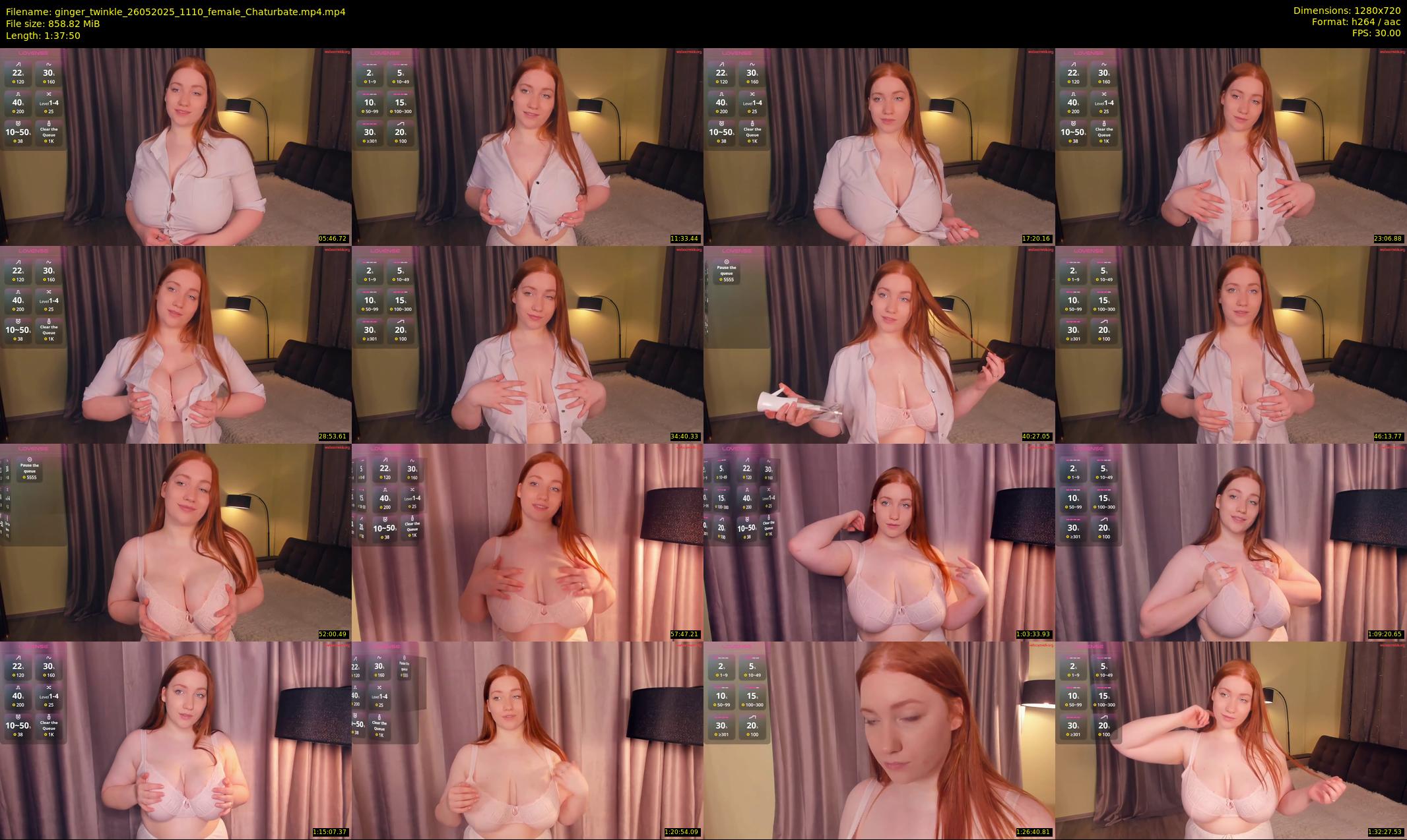 ginger_twinkle — 98 minute Chaturbate female cam show recording, 720p, May 26, 2025