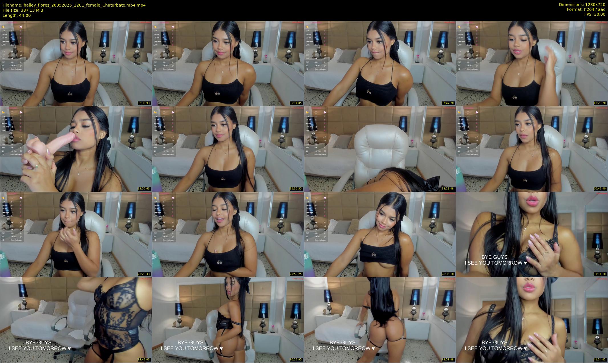 hailey_florez — 44 minute Chaturbate female cam show recording, 720p, May 26, 2025