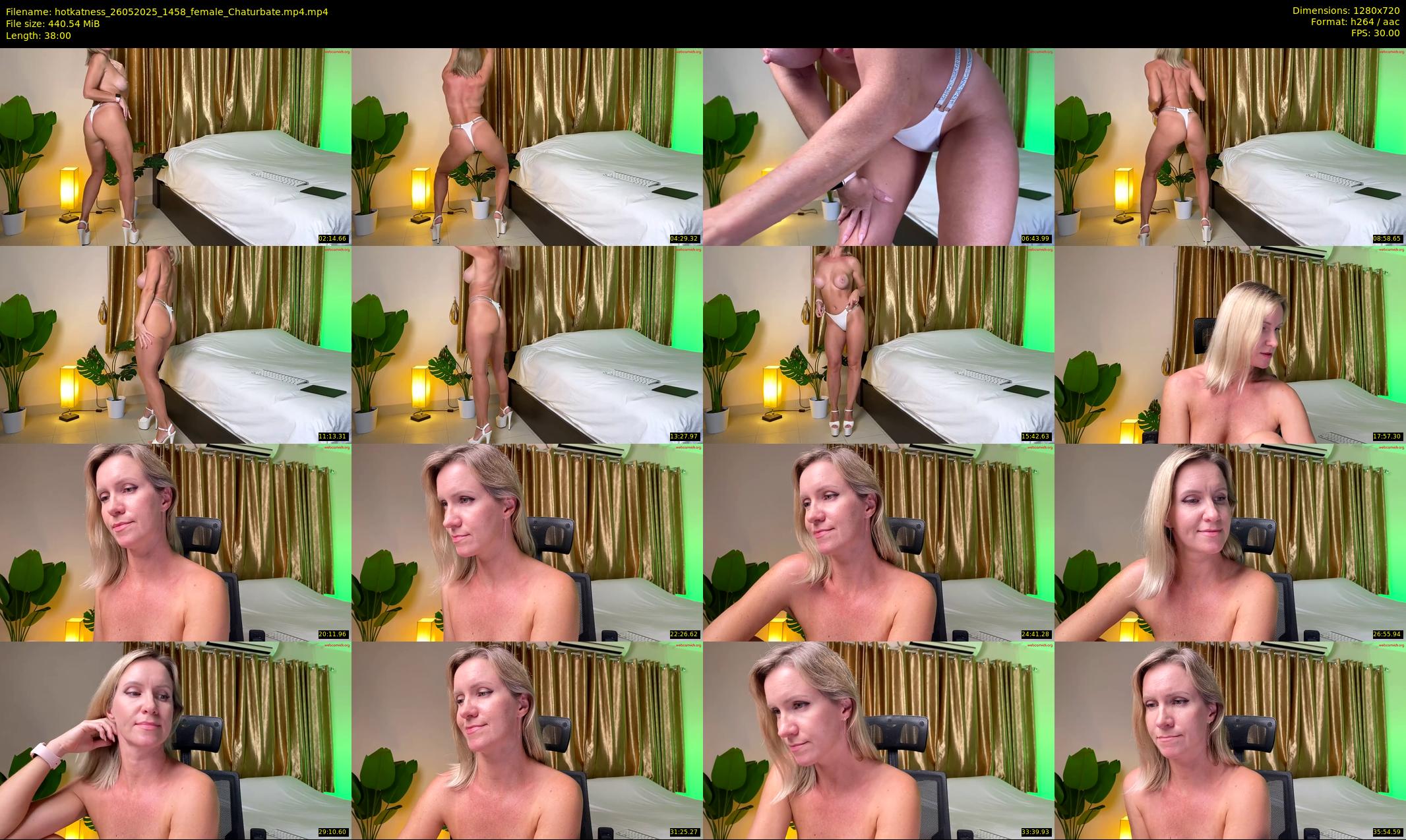 hotkatness — 38 minute Chaturbate female cam show recording, 720p, May 26, 2025