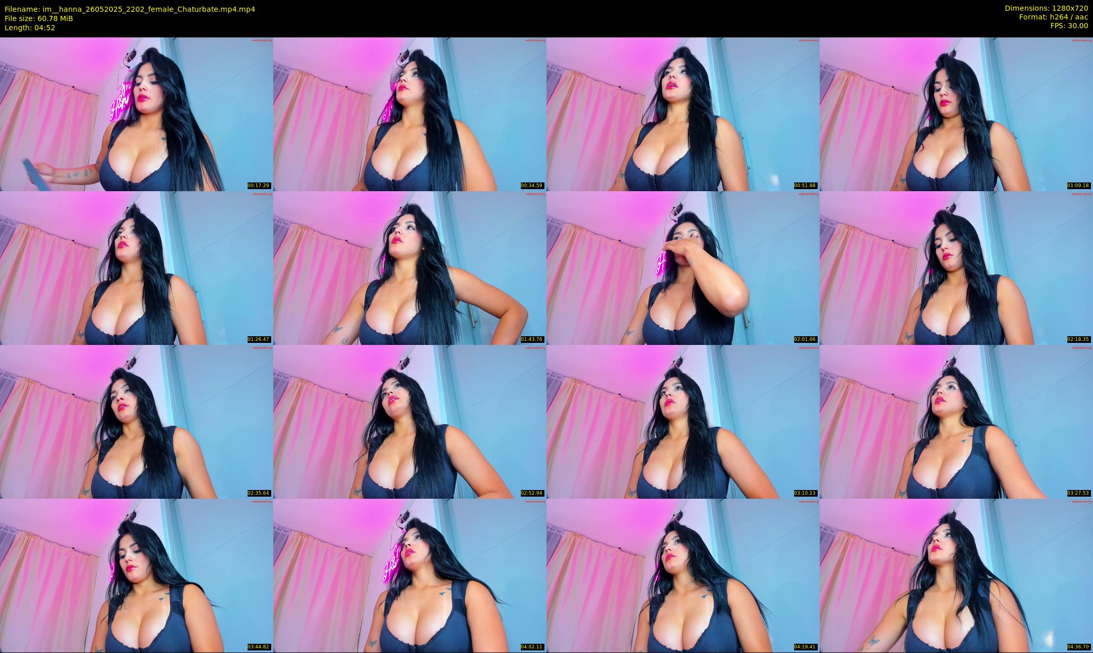 im__hanna — 5 minute Chaturbate female cam show recording, 720p, May 26, 2025
