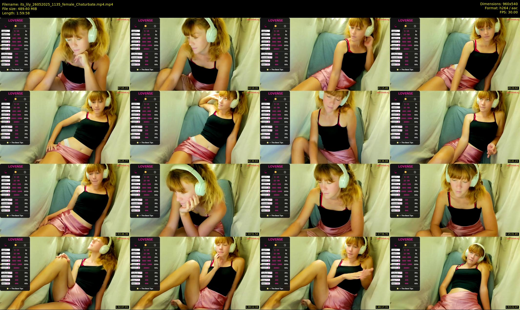 its_lily — 120 minute Chaturbate female cam show recording, 480p, May 26, 2025