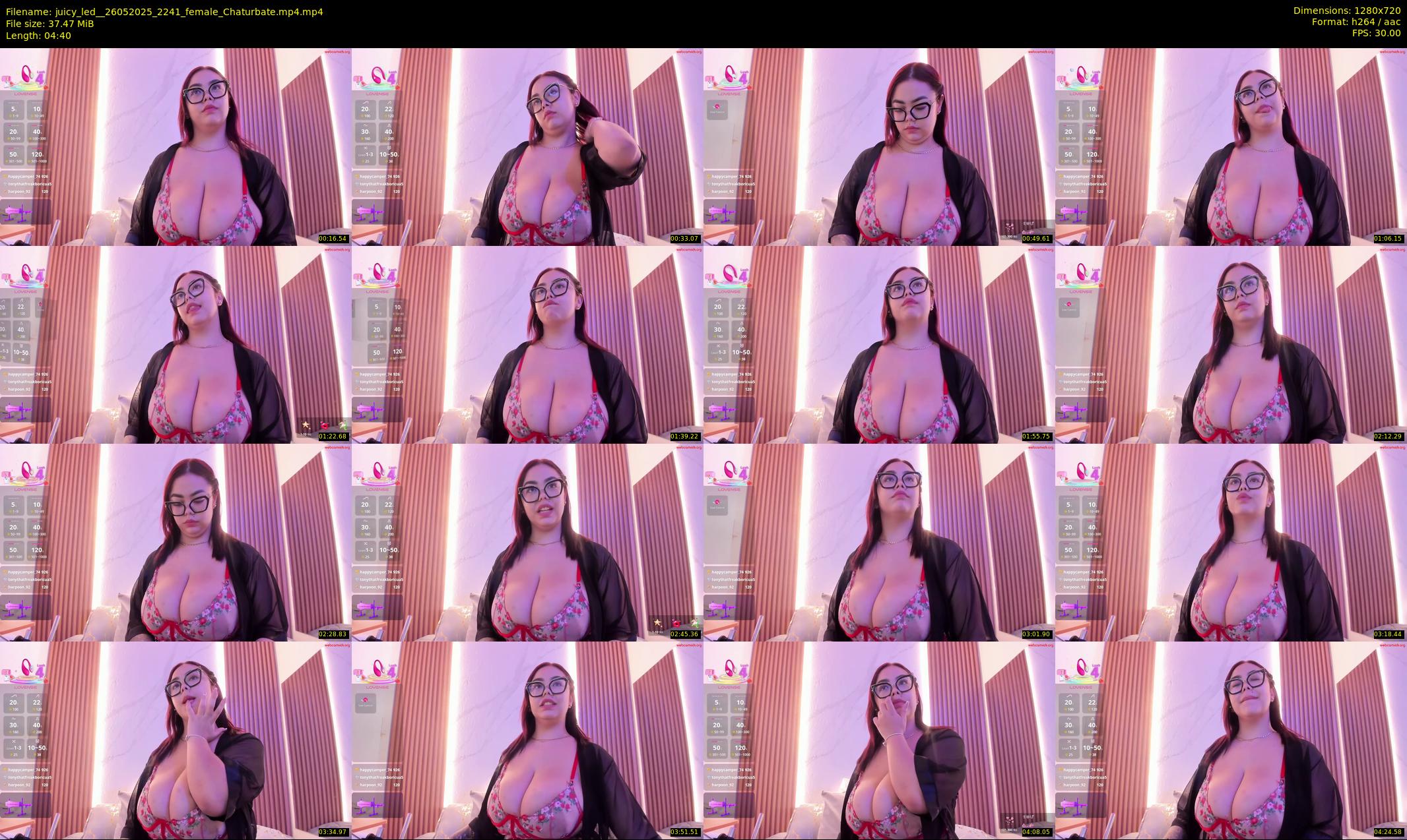 juicy_led_ — 5 minute Chaturbate female cam show recording, 720p, May 26, 2025