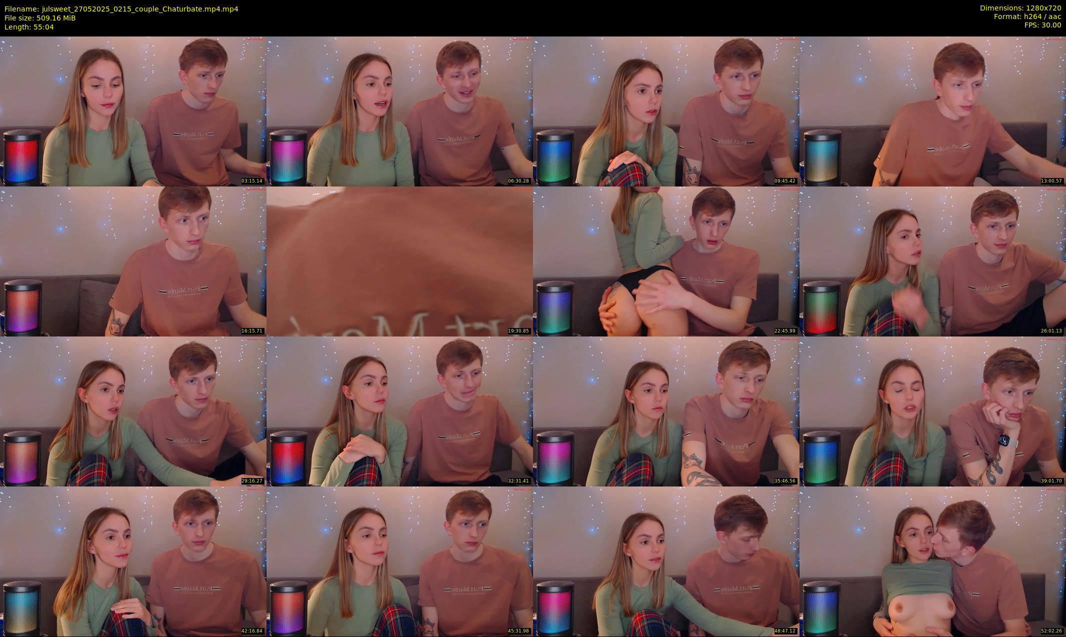 julsweet — 56 minute Chaturbate male cam show recording, 720p, May 27, 2025