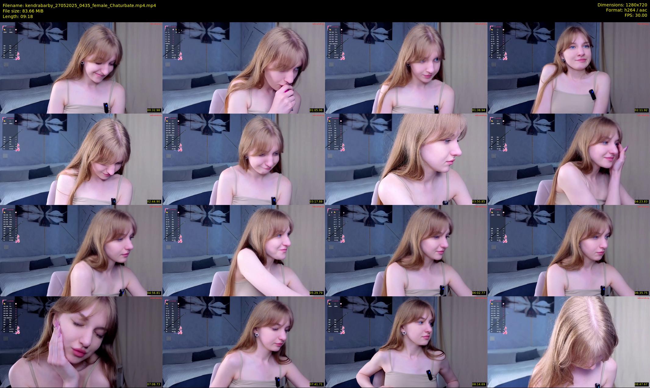 kendrabarby — 10 minute Chaturbate female cam show recording, 720p, May 27, 2025