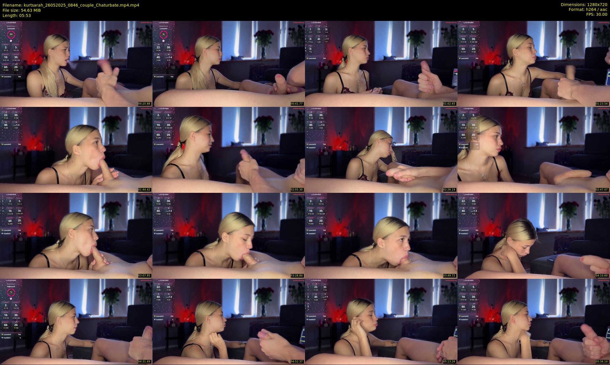 kurtsarah — 6 minute Chaturbate couple cam show recording, 720p, May 26, 2025