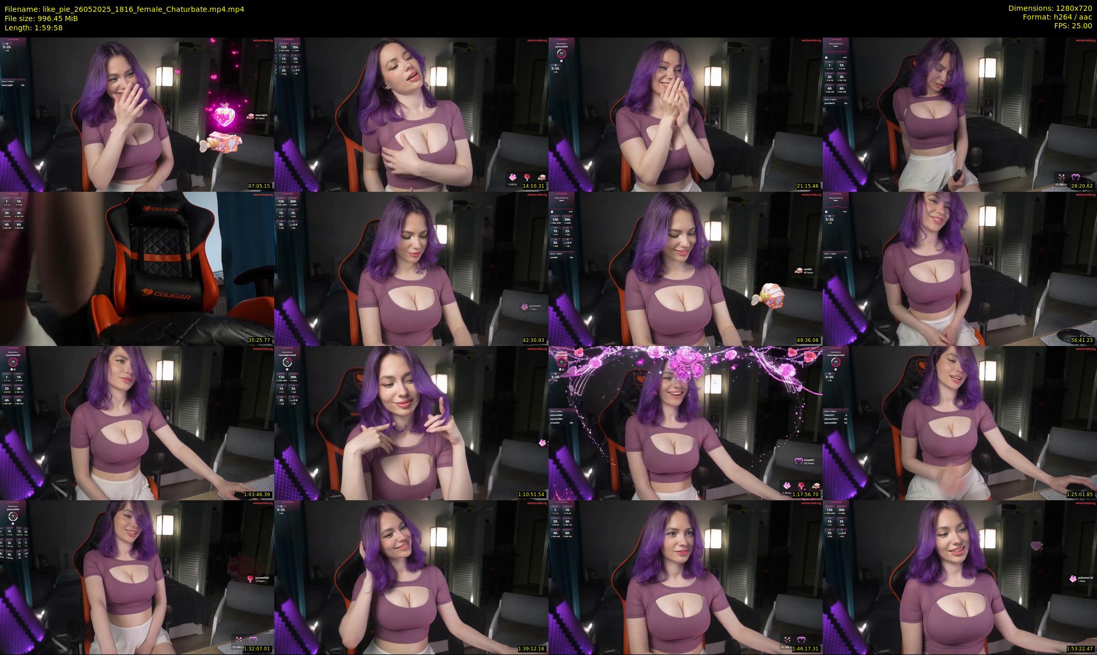 like_pie — 120 minute Chaturbate couple cam show recording, 720p, May 26, 2025