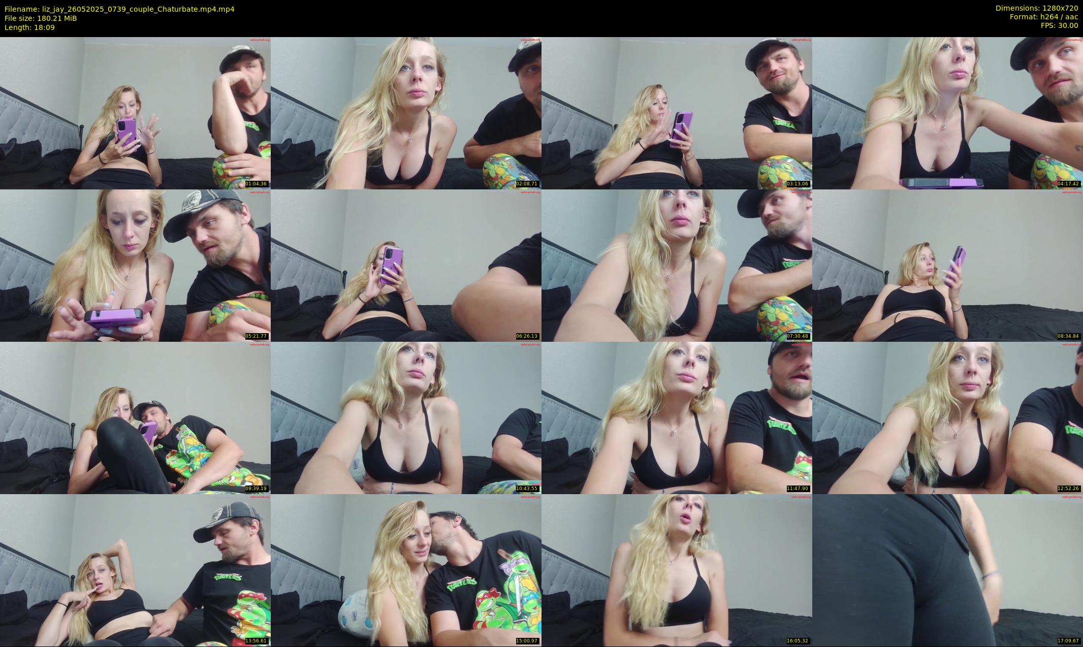 liz_jay — 19 minute Chaturbate couple cam show recording, 720p, May 26, 2025