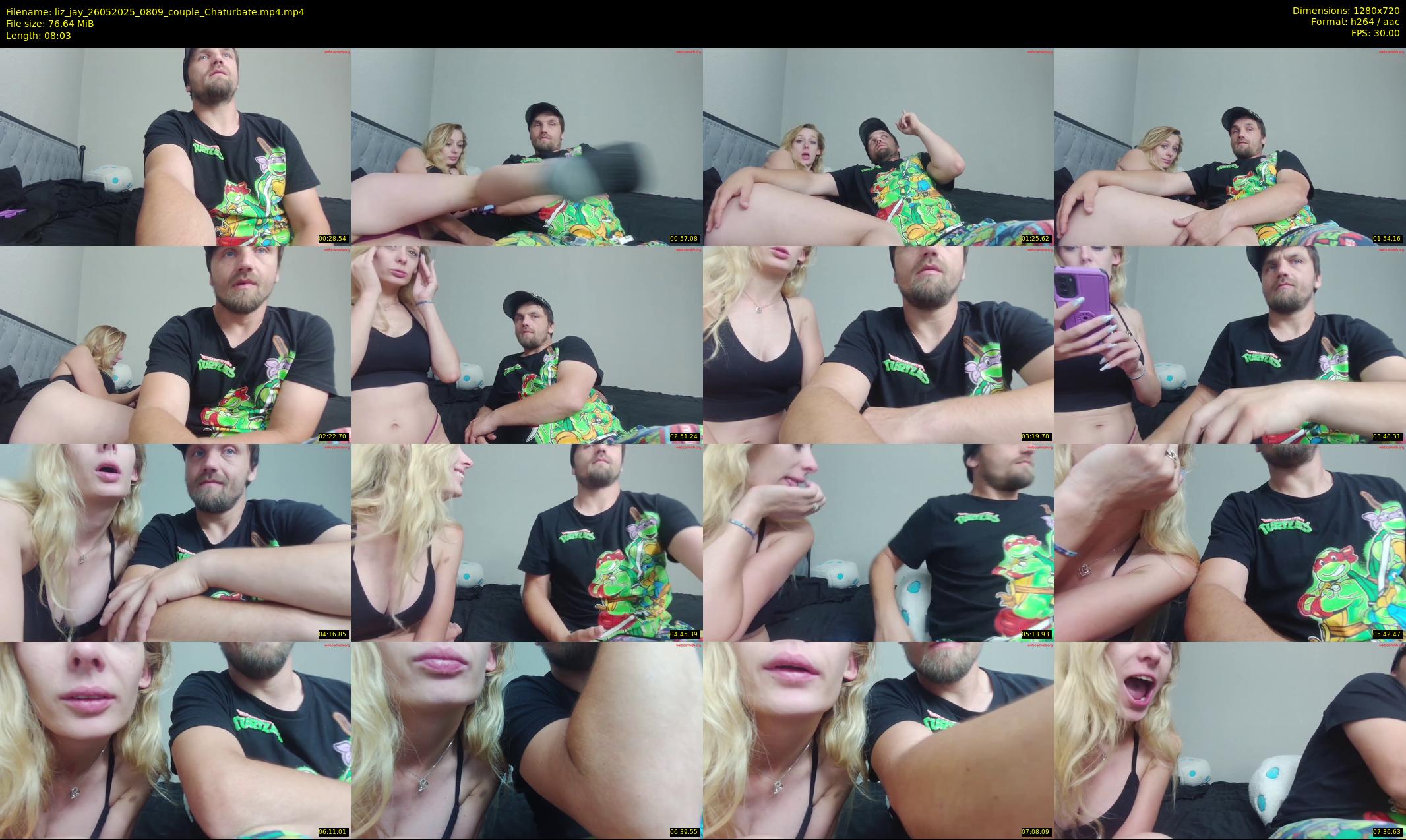 liz_jay — 9 minute Chaturbate couple cam show recording, 720p, May 26, 2025