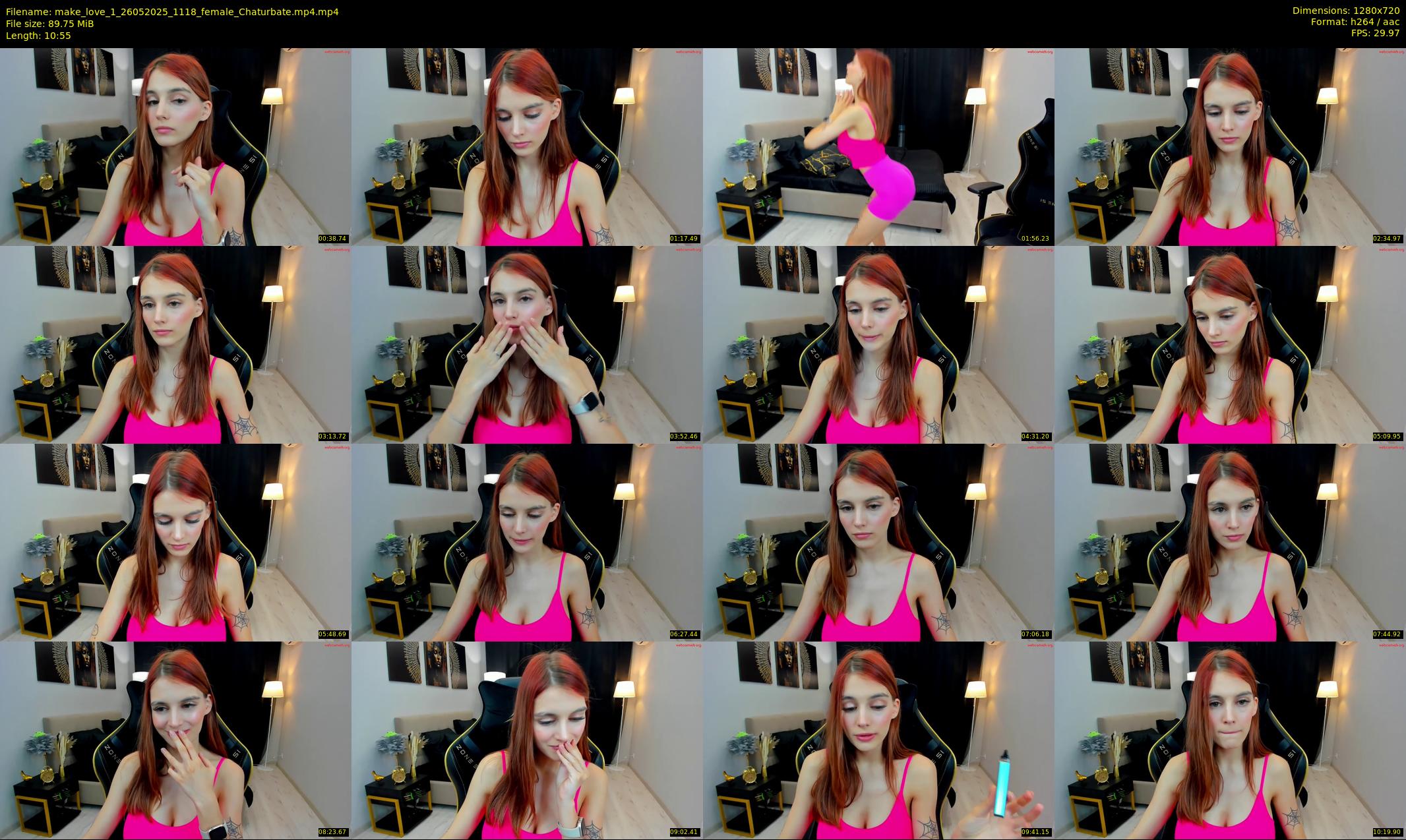 make_love_1 — 11 minute Chaturbate female cam show recording, 720p, May 26, 2025