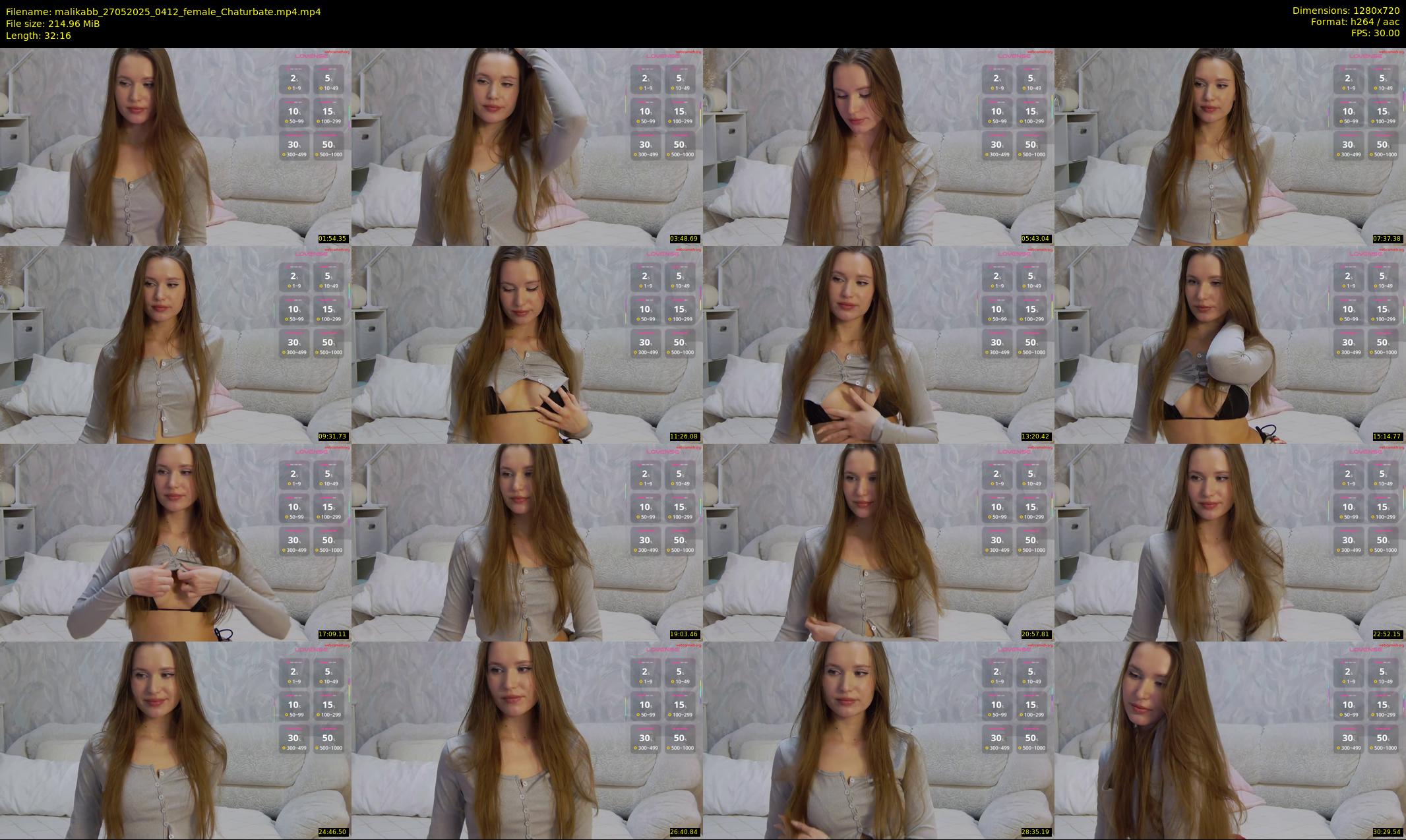 malikabb — 33 minute Chaturbate female cam show recording, 720p, May 27, 2025