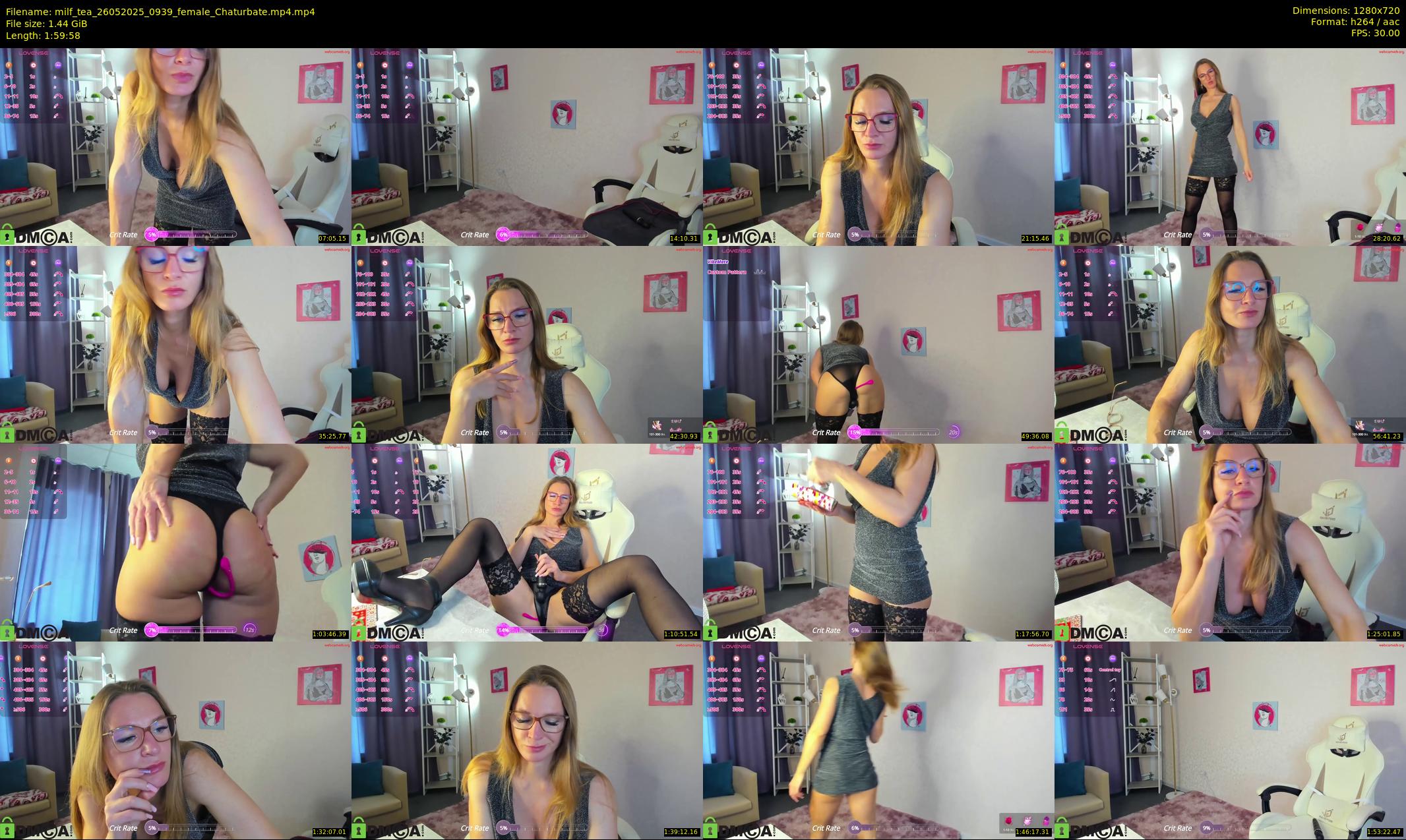 milf_tea — 120 minute Chaturbate female cam show recording, 720p, May 26, 2025