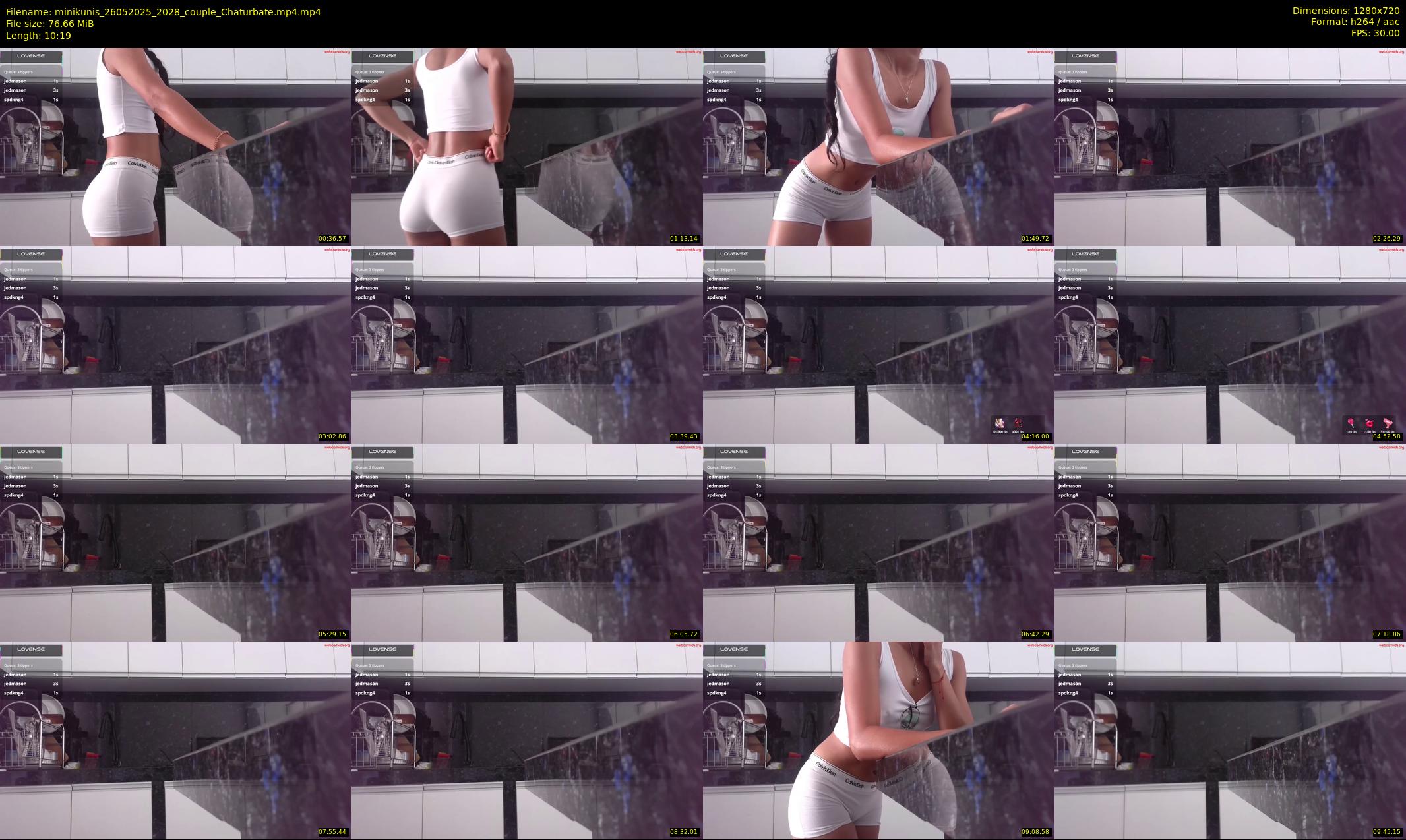 minikunis — 11 minute Chaturbate couple cam show recording, 720p, May 26, 2025