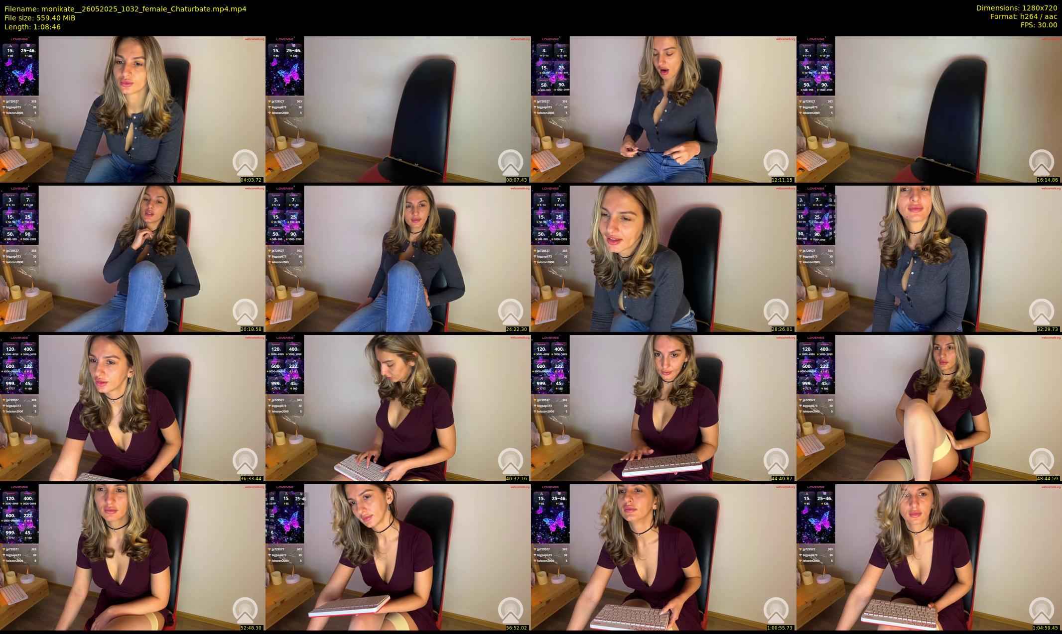 monikate_ — 69 minute Chaturbate couple cam show recording, 720p, May 26, 2025