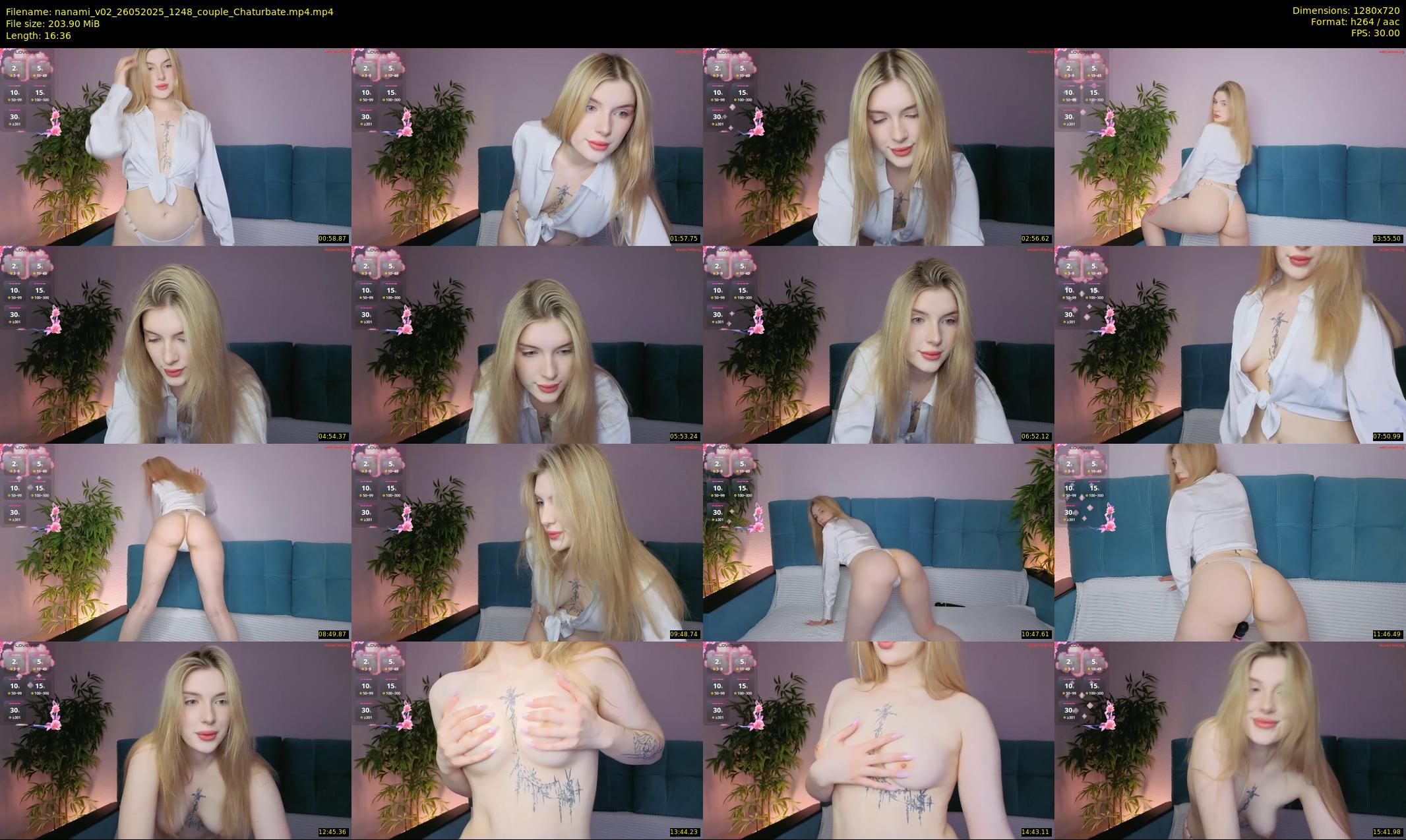 nanami_v02 — 17 minute Chaturbate couple cam show recording, 720p, May 26, 2025