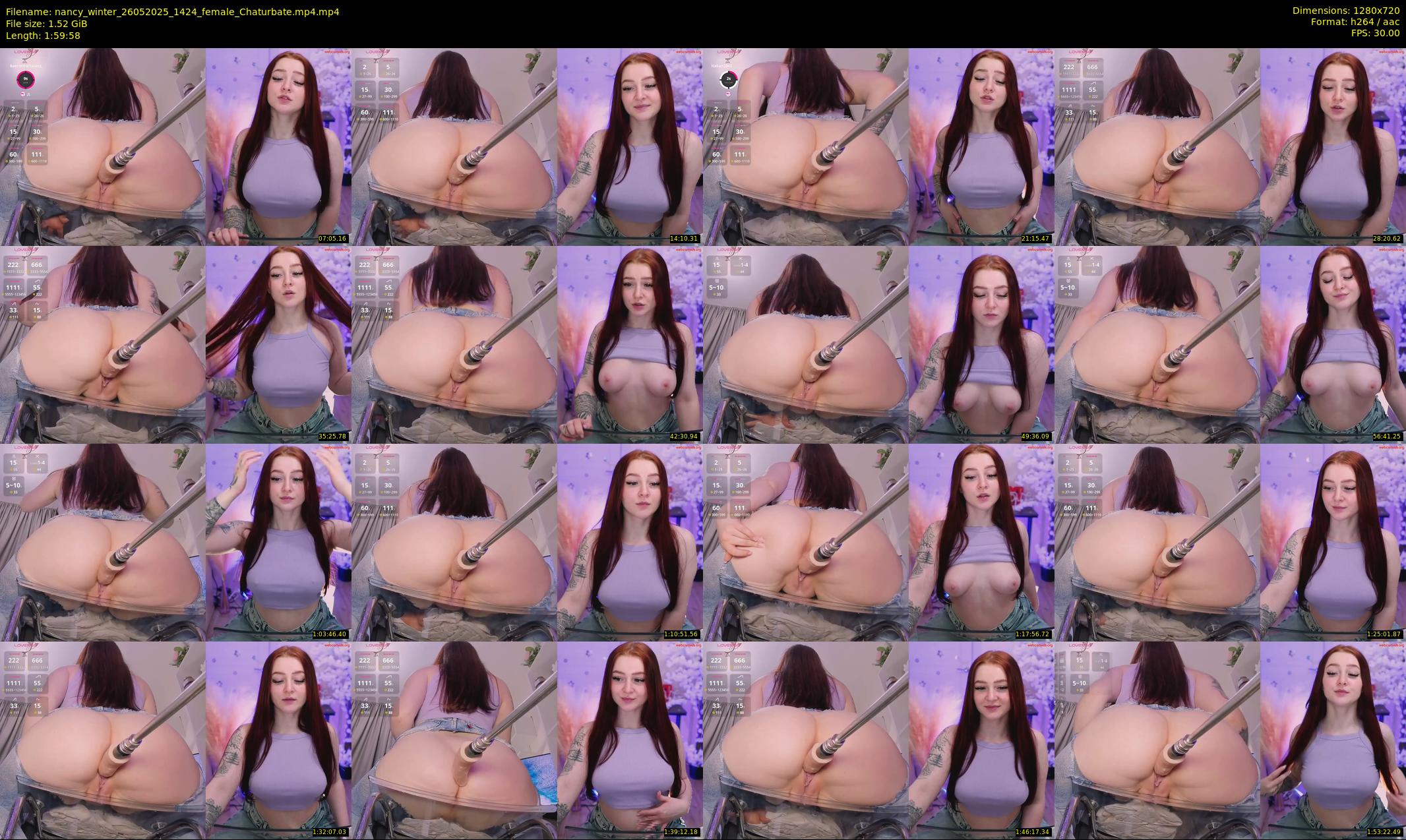 nancy_winter — 120 minute Chaturbate female cam show recording, 720p, May 26, 2025